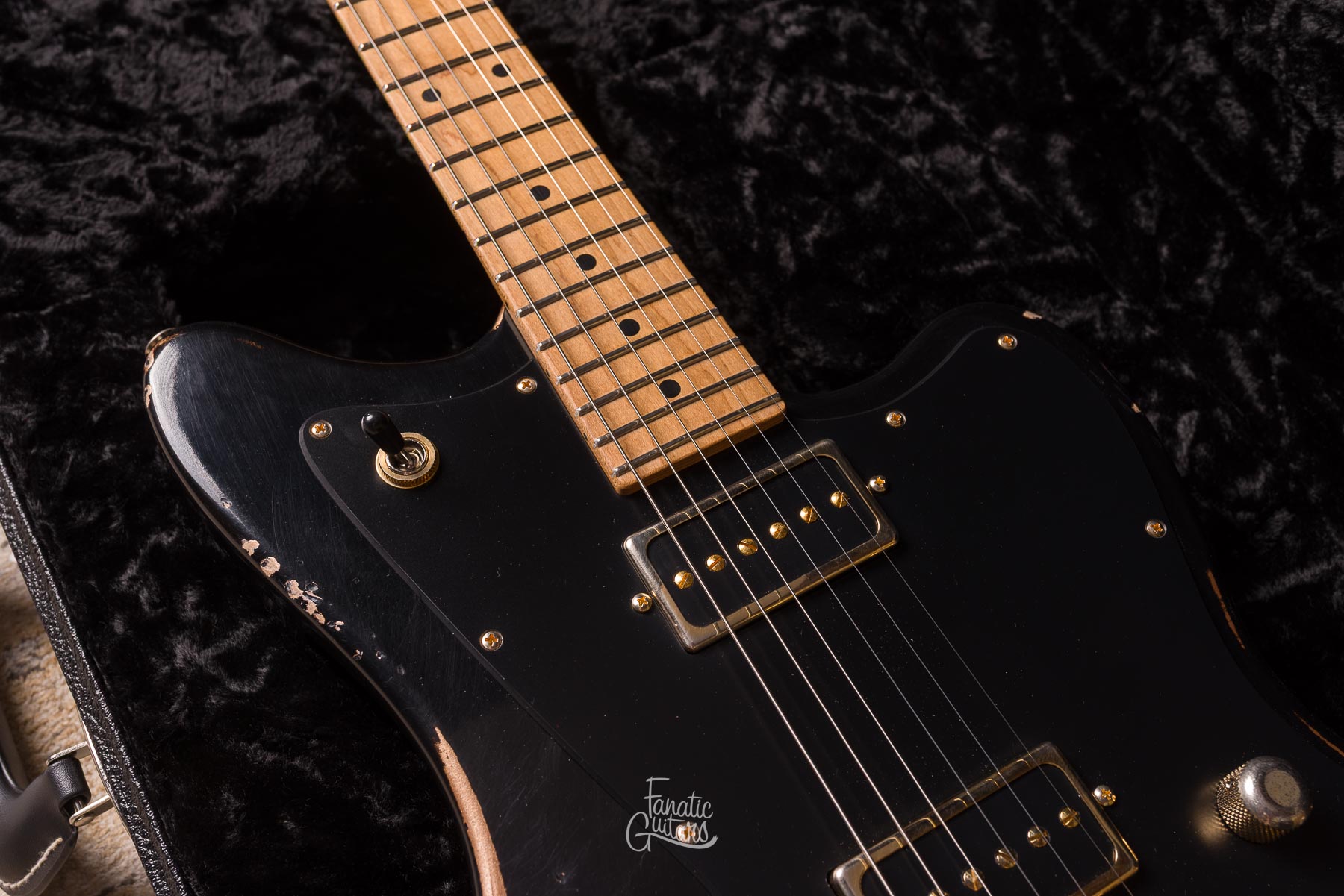 Tom Anderson Raven Classic In-Distress - Black over Firemist Gold #04-18-26A