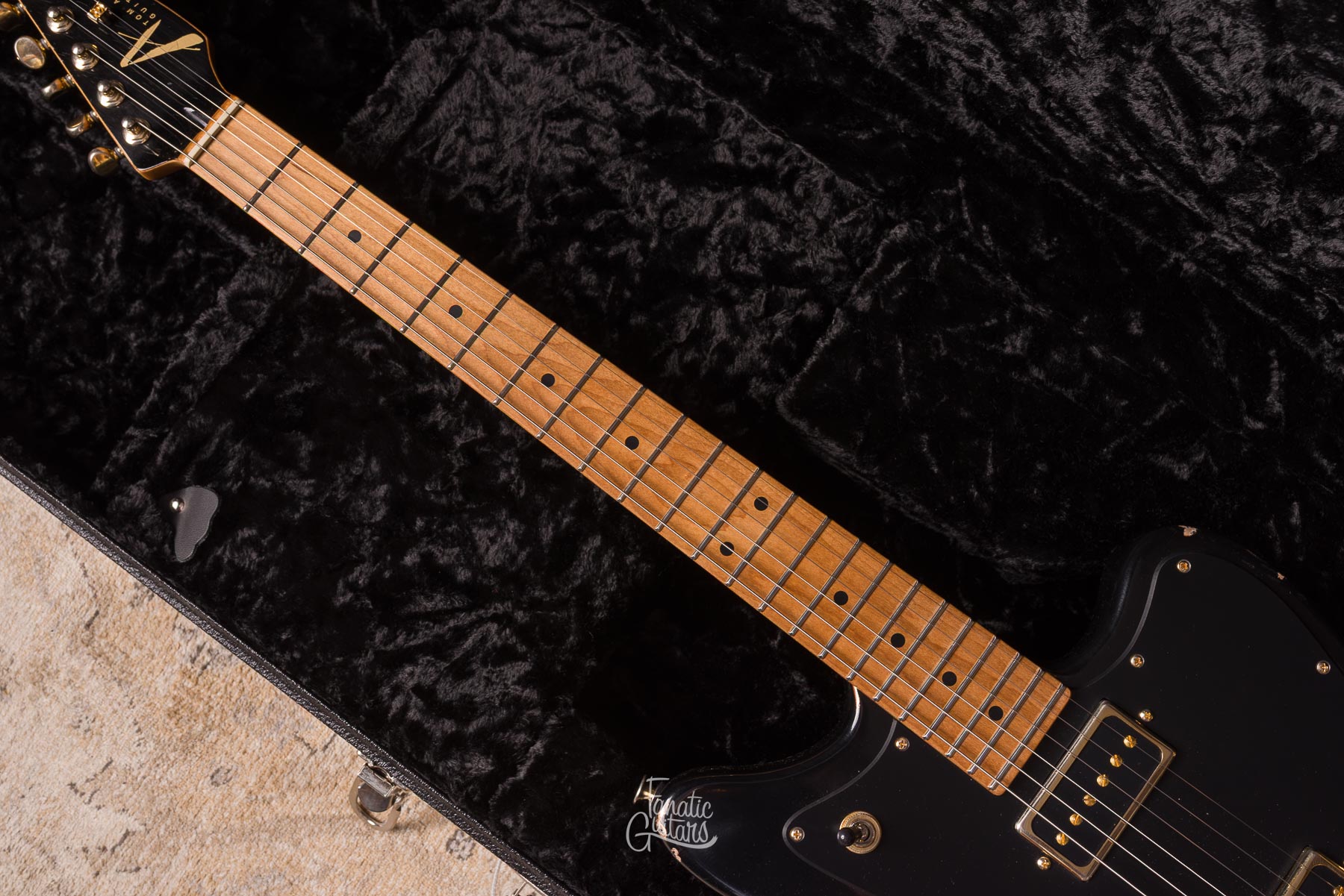 Tom Anderson Raven Classic In-Distress - Black over Firemist Gold #04-18-26A
