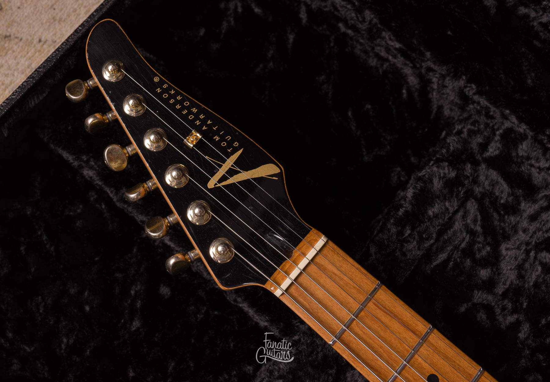 Tom Anderson Raven Classic In-Distress - Black over Firemist Gold #04-18-26A