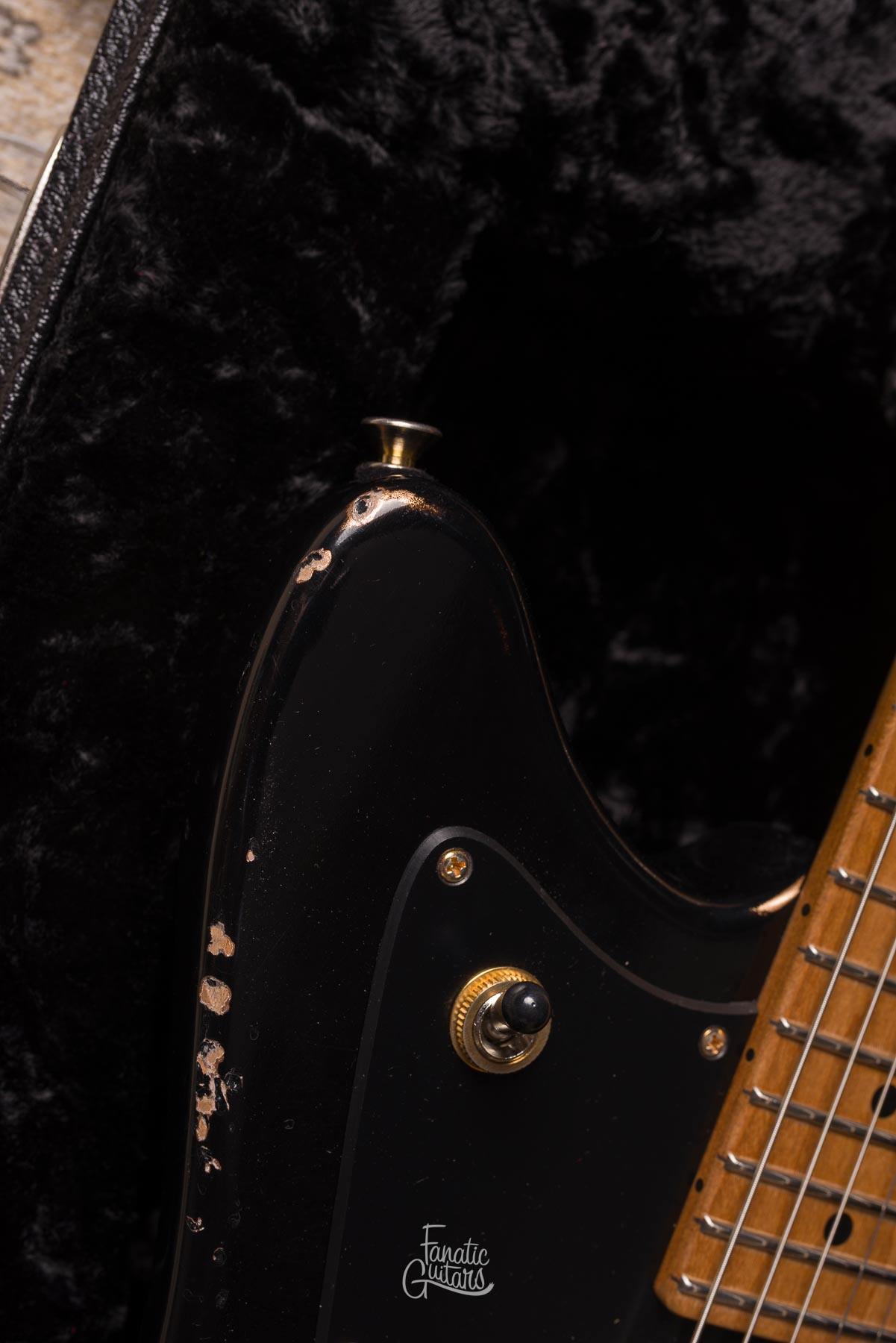 Tom Anderson Raven Classic In-Distress - Black over Firemist Gold #04-18-26A
