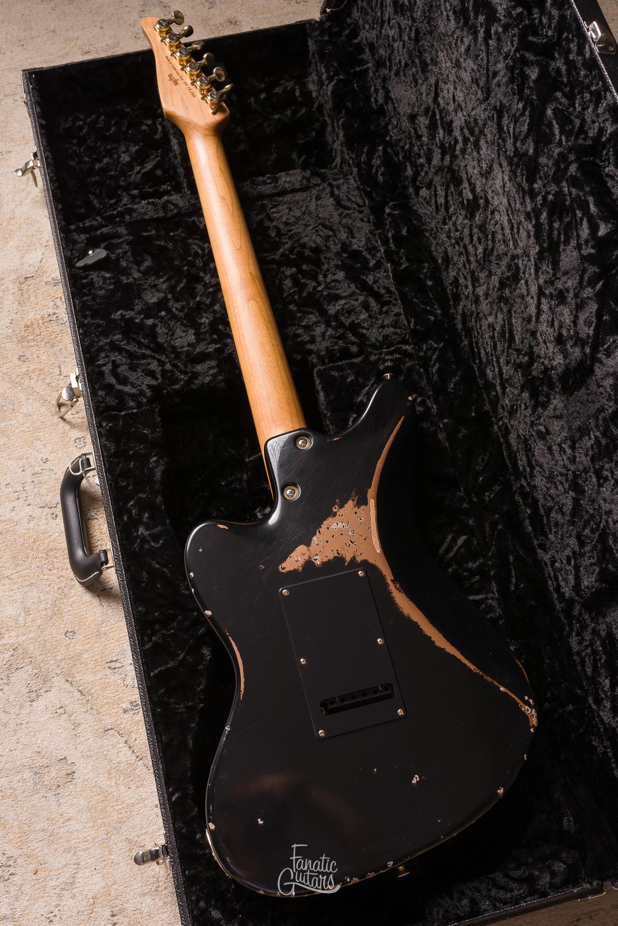 Tom Anderson Raven Classic In-Distress - Black over Firemist Gold #04-18-26A