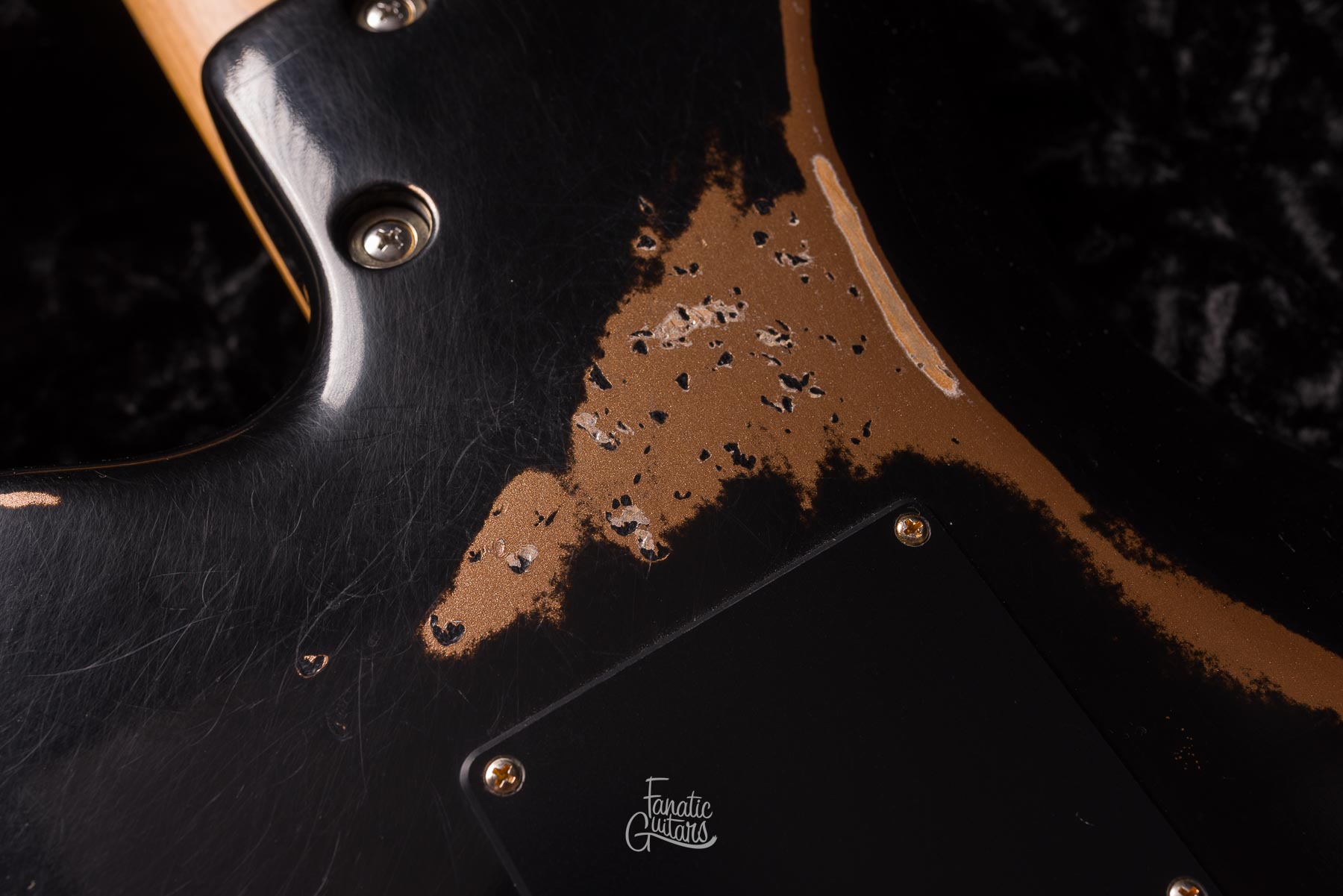 Tom Anderson Raven Classic In-Distress - Black over Firemist Gold #04-18-26A