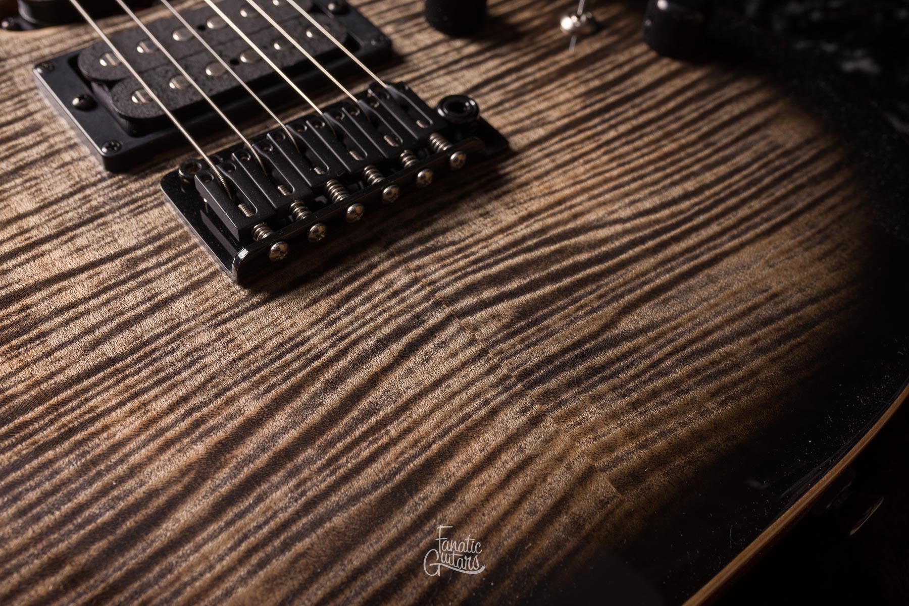 Tom Anderson Drop Top Natural Black Burst w/ Binding #04-16-26N