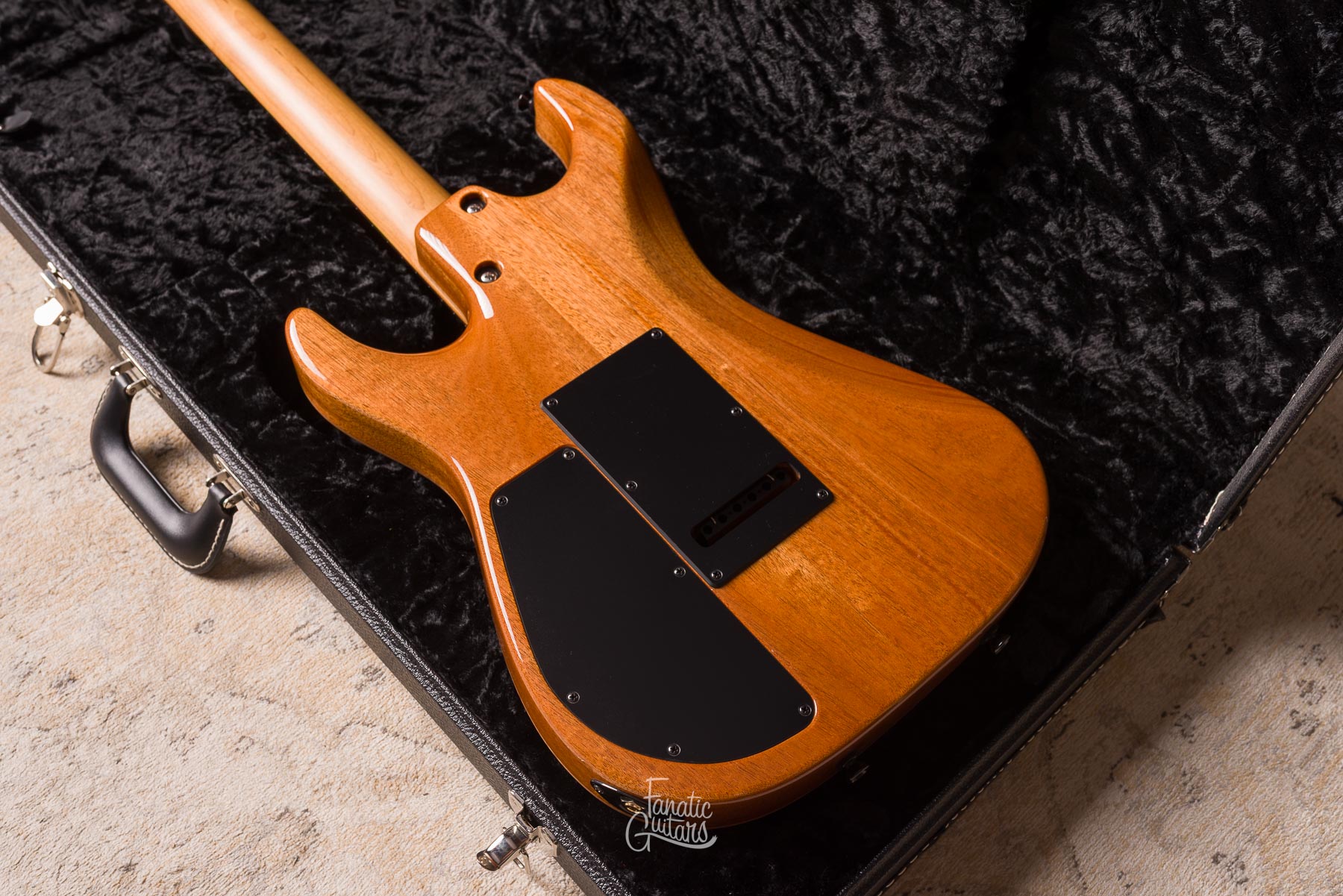 Tom Anderson Drop Top Natural Black Burst w/ Binding #04-16-26N