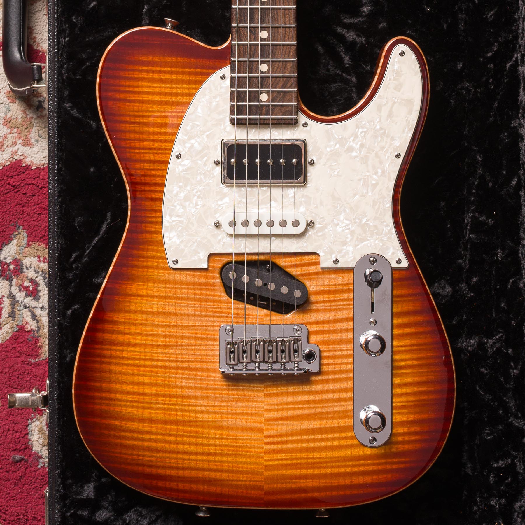Tom Anderson Top T Classic Natural Orange Burst #08-09-22N Segunda Mano