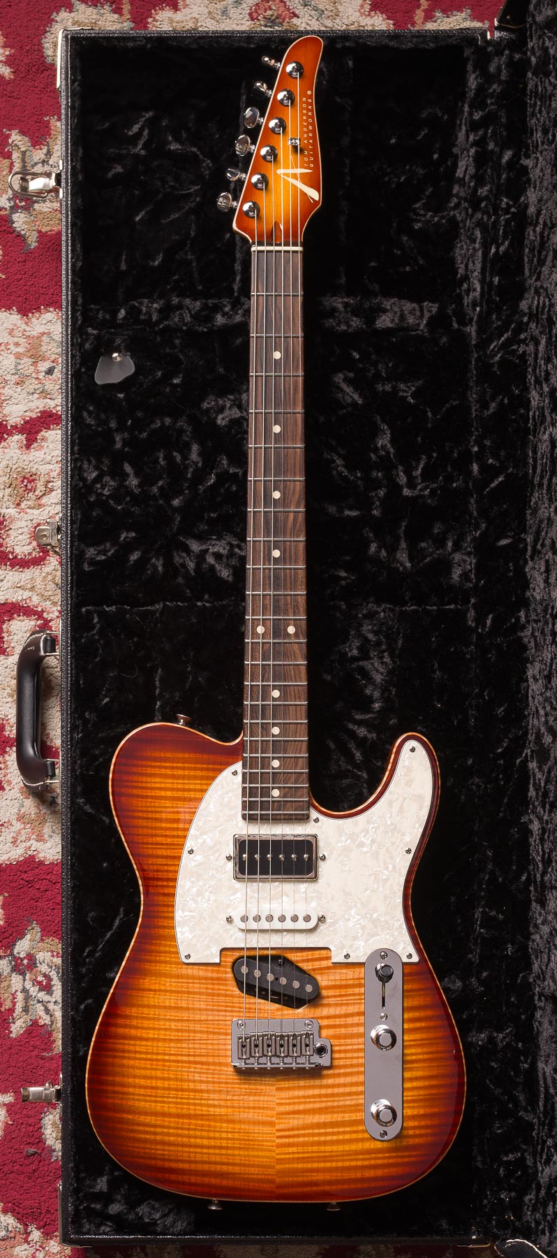 Tom Anderson Top T Classic Natural Orange Burst #08-09-22N Segunda Mano