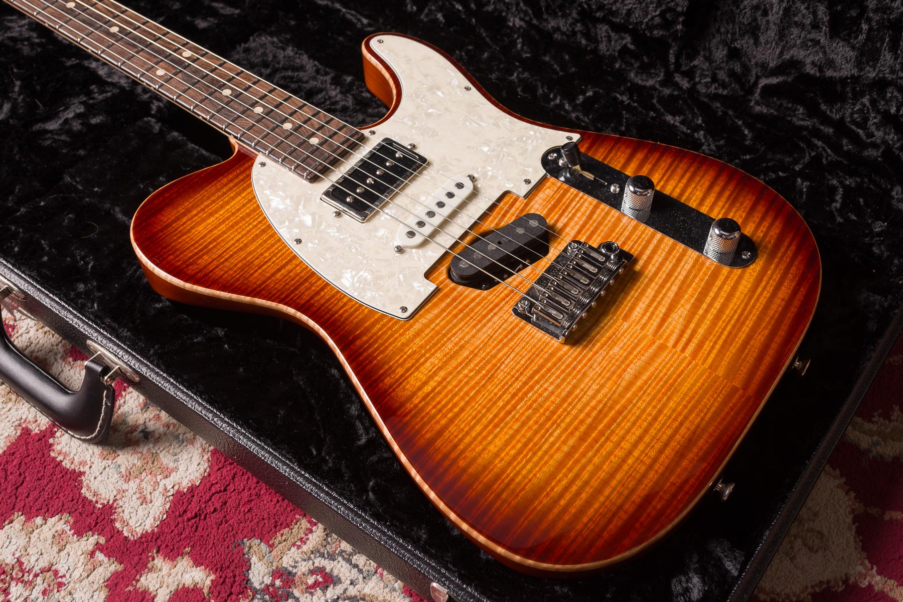 Tom Anderson Top T Classic Natural Orange Burst #08-09-22N Segunda Mano