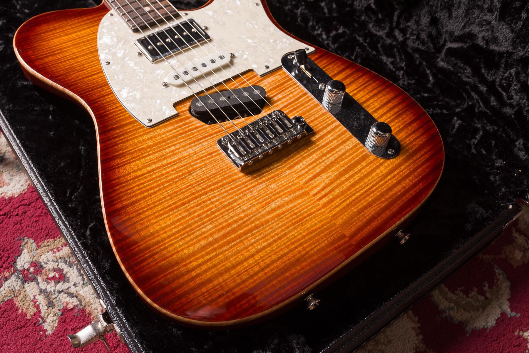 Tom Anderson Top T Classic Natural Orange Burst #08-09-22N Segunda Mano