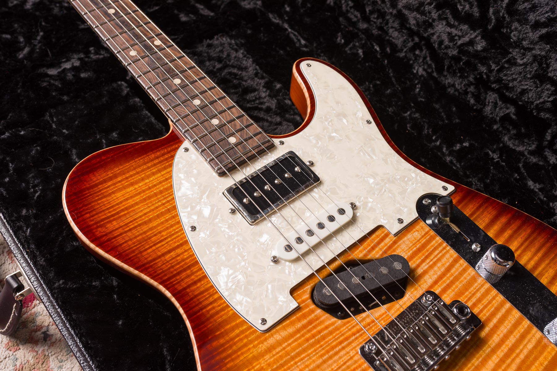 Tom Anderson Top T Classic Natural Orange Burst #08-09-22N Segunda Mano