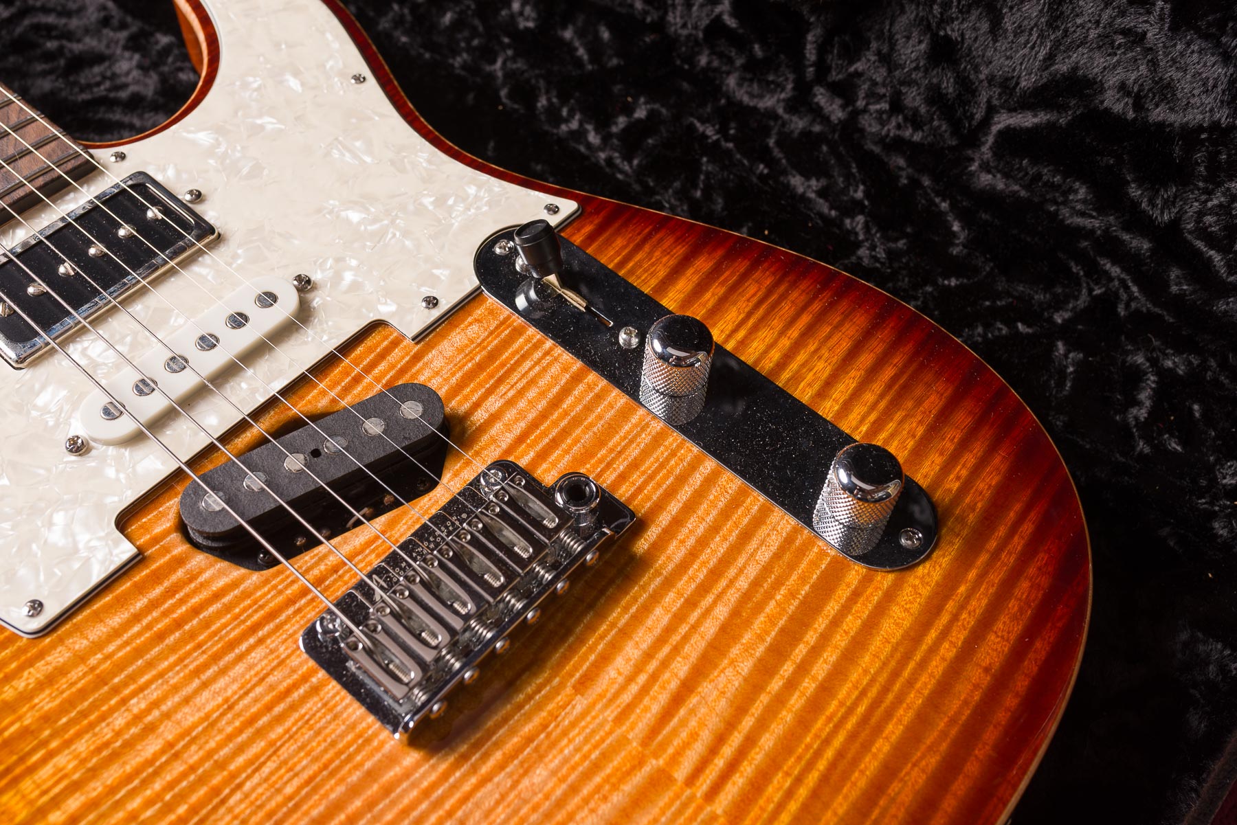 Tom Anderson Top T Classic Natural Orange Burst #08-09-22N Segunda Mano