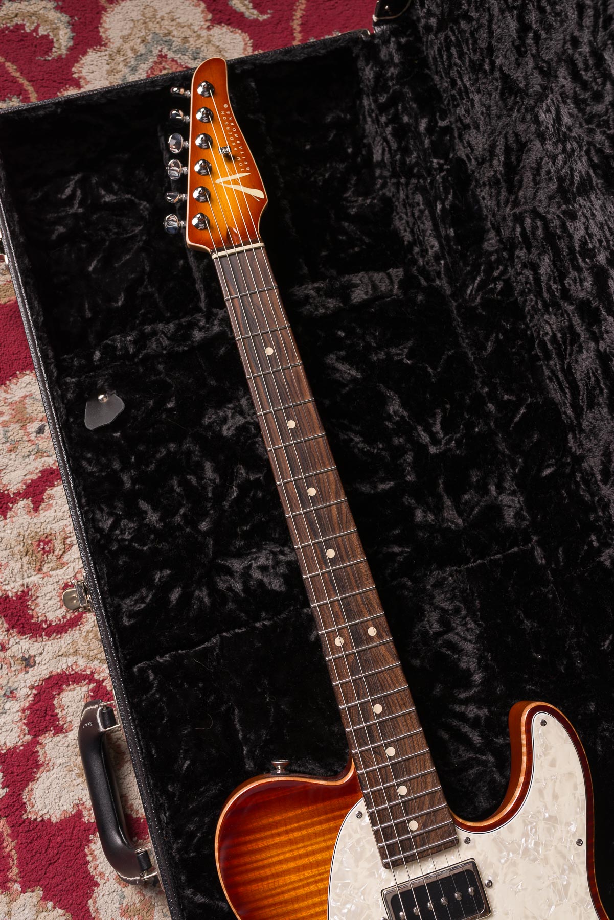 Tom Anderson Top T Classic Natural Orange Burst #08-09-22N Segunda Mano
