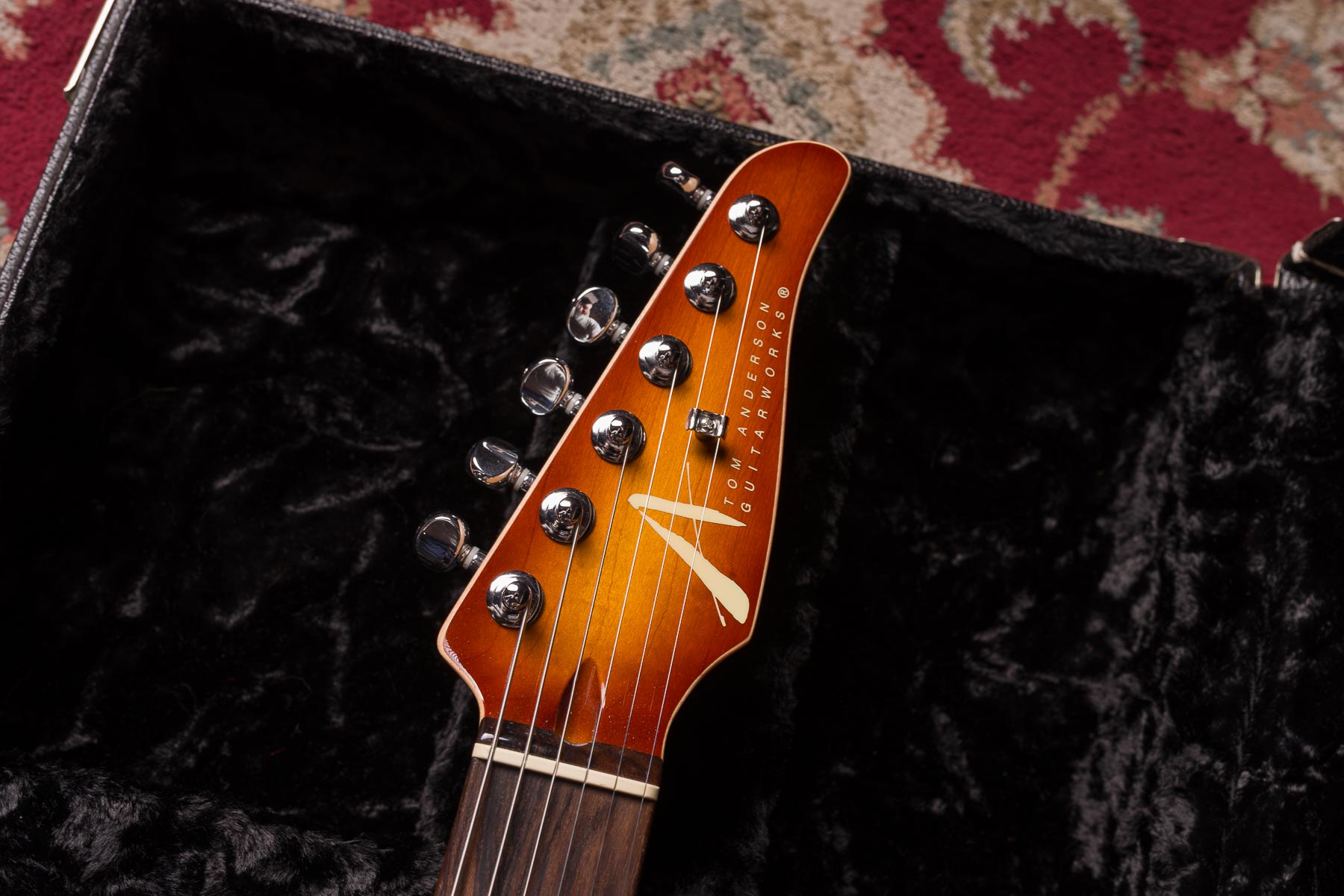 Tom Anderson Top T Classic Natural Orange Burst #08-09-22N Segunda Mano