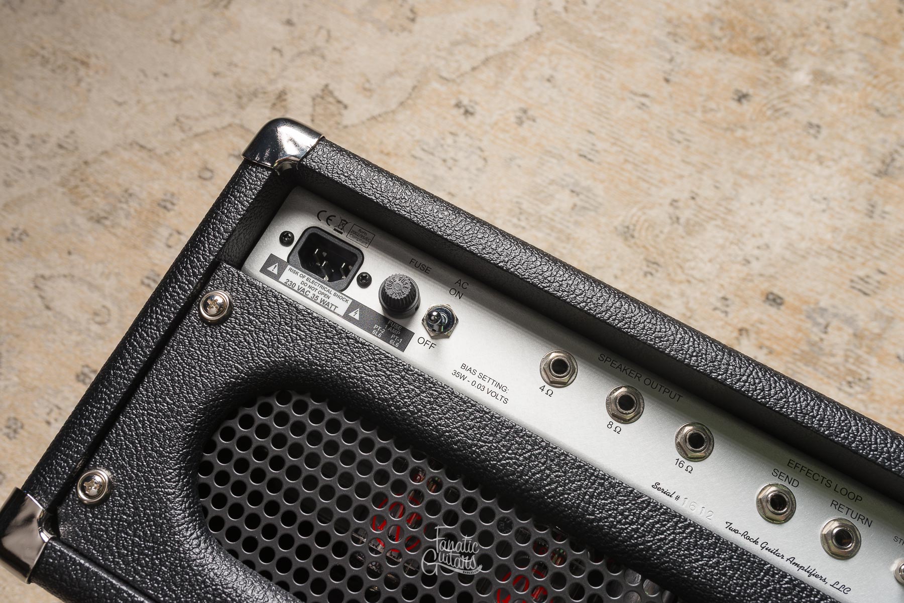 Two-Rock Studio Signature Head Silver Anodize - Black Bronco