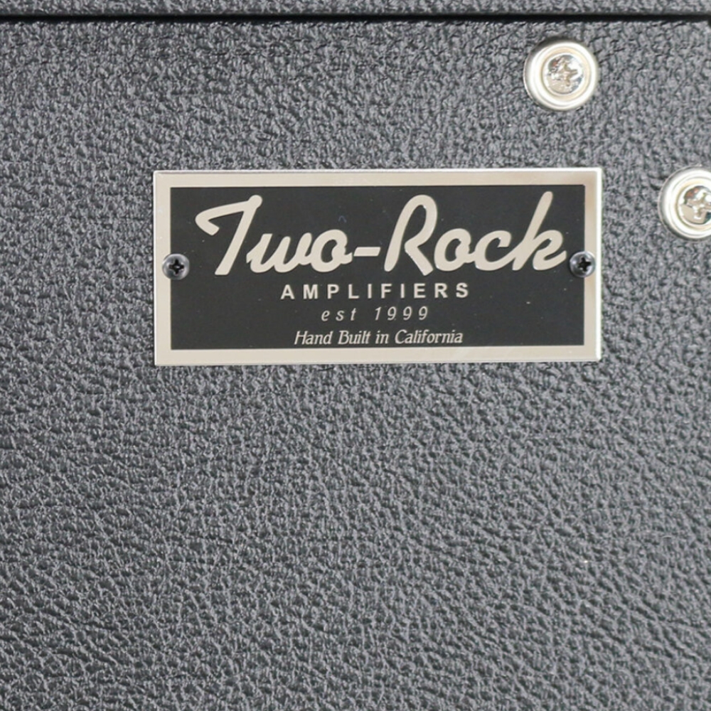 Two-Rock 2x12 Black Bronco, Black Matrix Grill Cloth