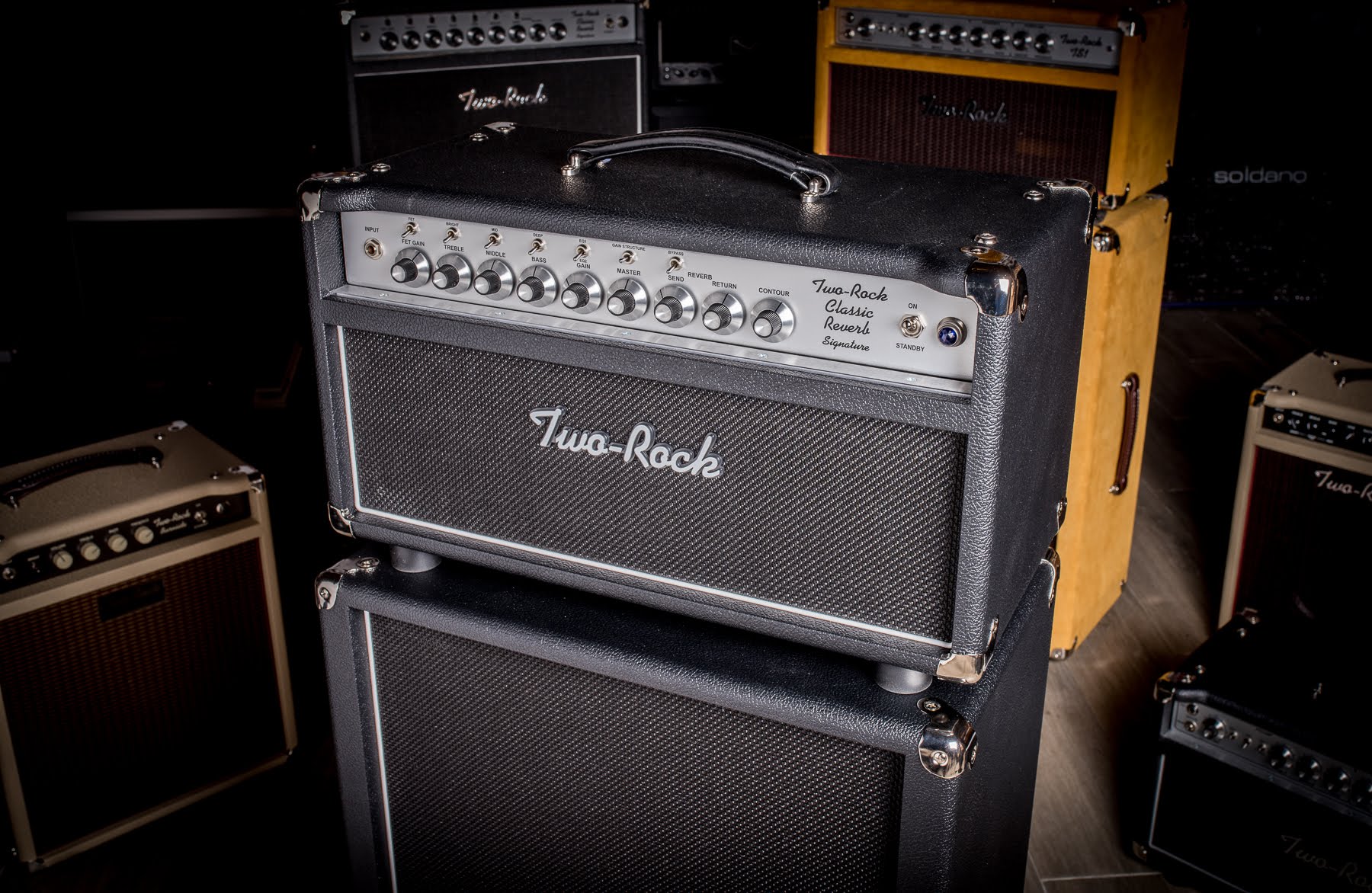 Two-Rock Classic Reverb Signature 40W Head - Black Bronco
