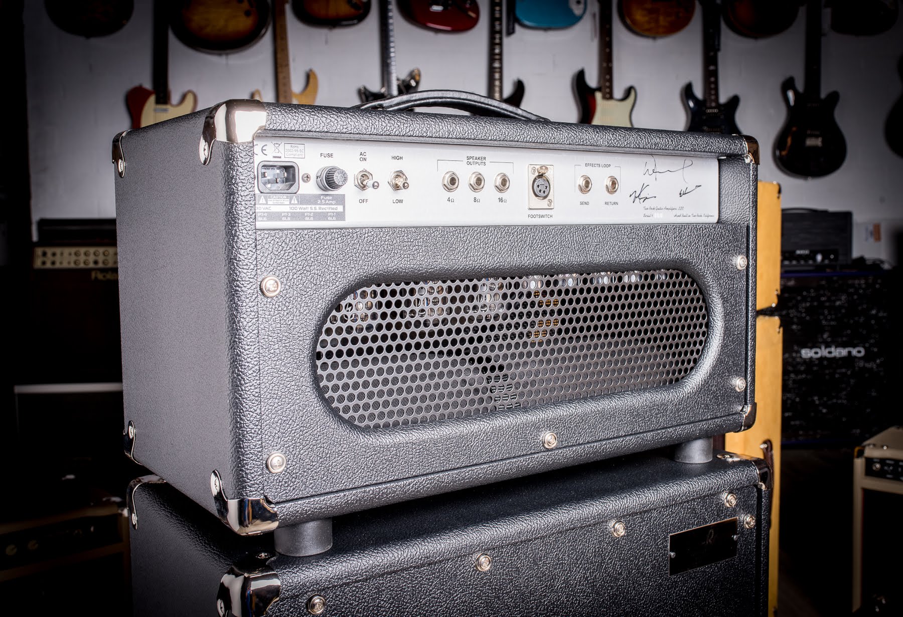Two-Rock Classic Reverb Signature 40W Head - Black Bronco
