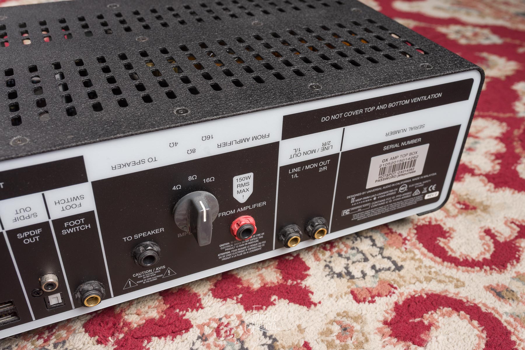 Universal Audio OX Amp Top Box Segunda Mano