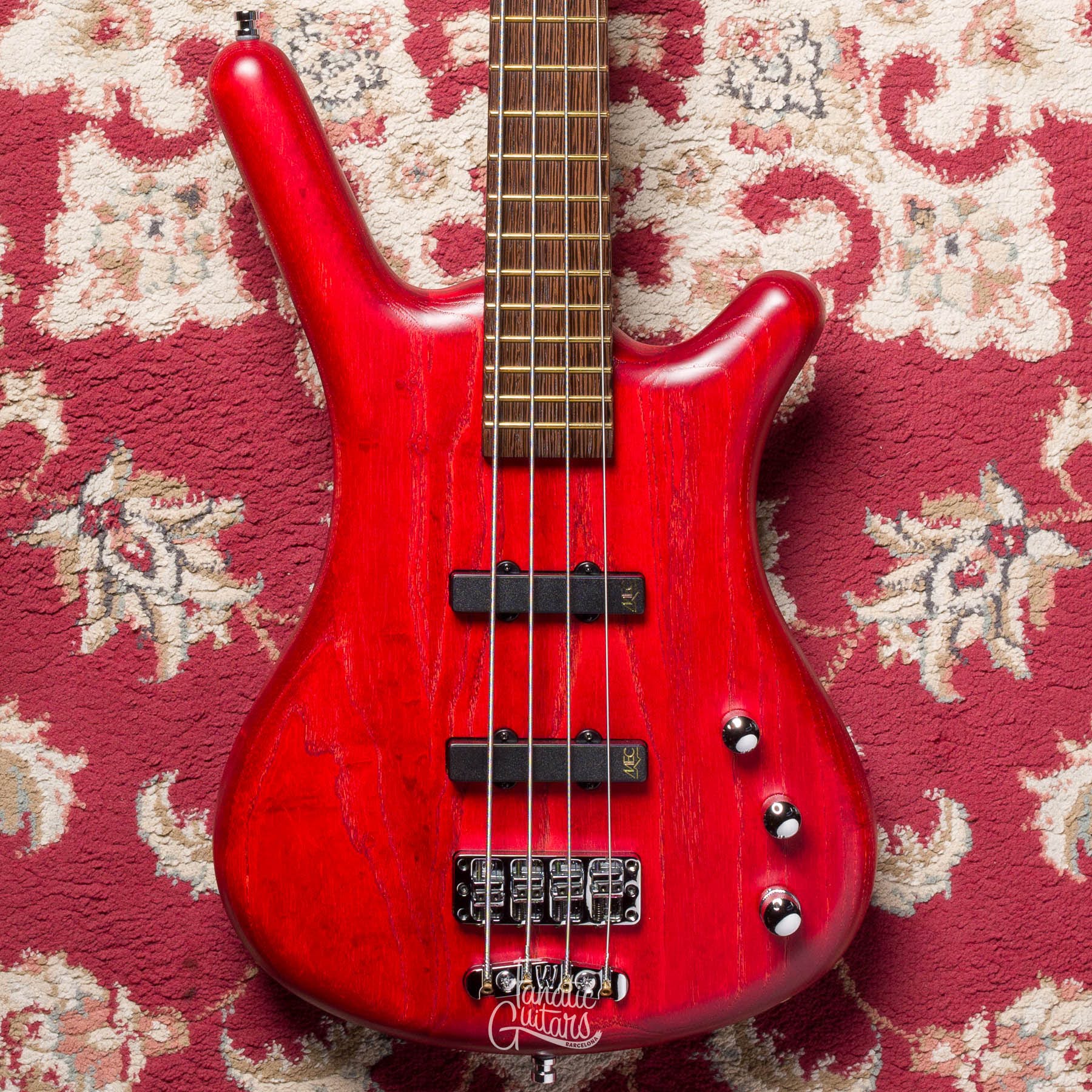 Warwick Teambuilt Pro Series Corvette 4-Cuerdas Burgundy Red #009755-22 Second Hand