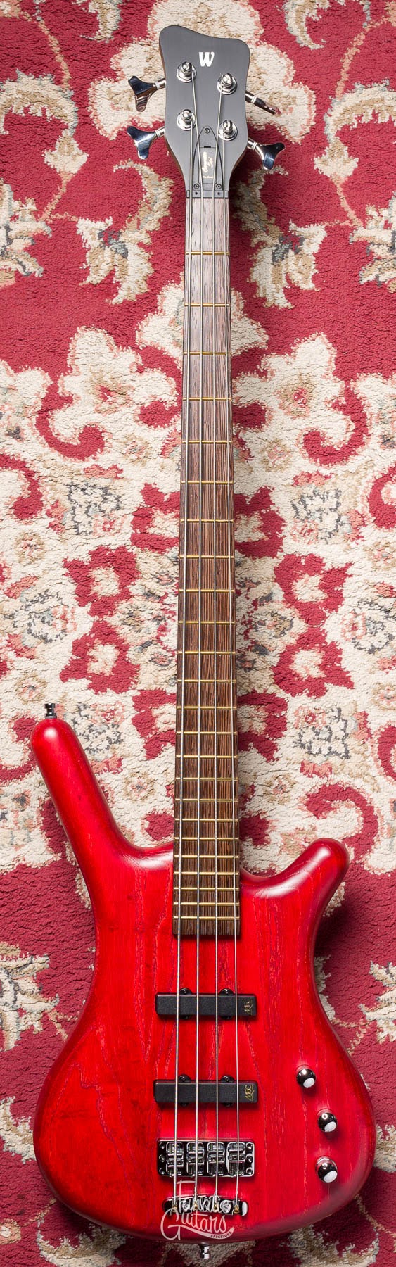 Warwick Teambuilt Pro Series Corvette 4-Cuerdas Burgundy Red #009755-22 Second Hand