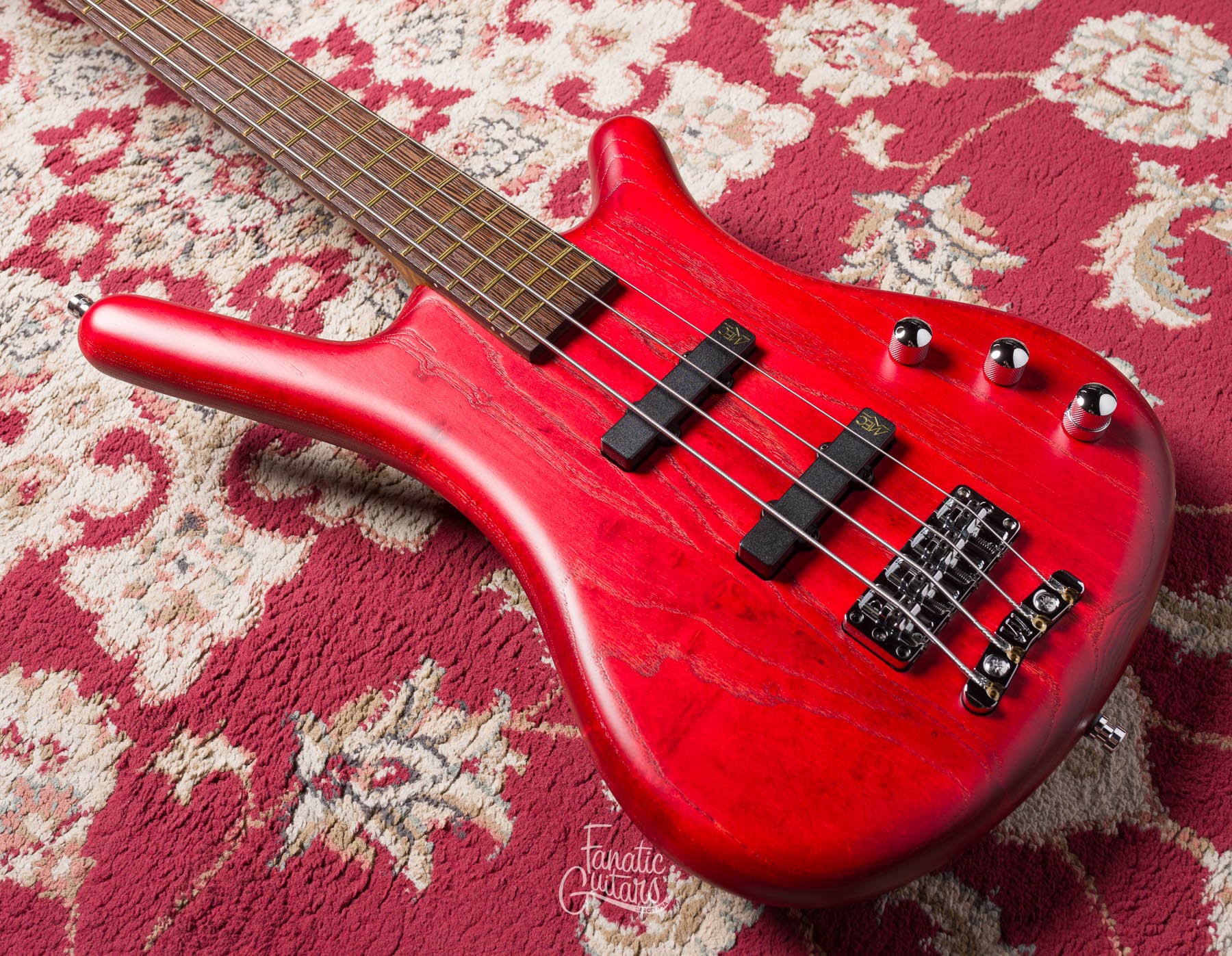 Warwick Teambuilt Pro Series Corvette 4-Cuerdas Burgundy Red #009755-22 Second Hand