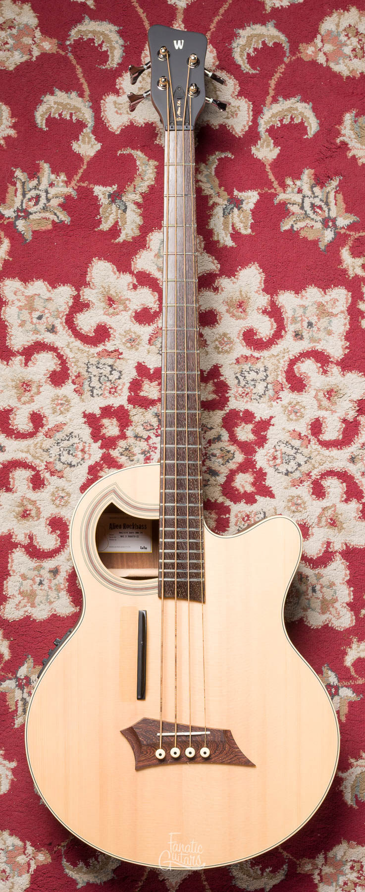 Warwick RockBass Alien Deluxe, 4-Cuerdas - Natural #009870-22 Segunda Mano