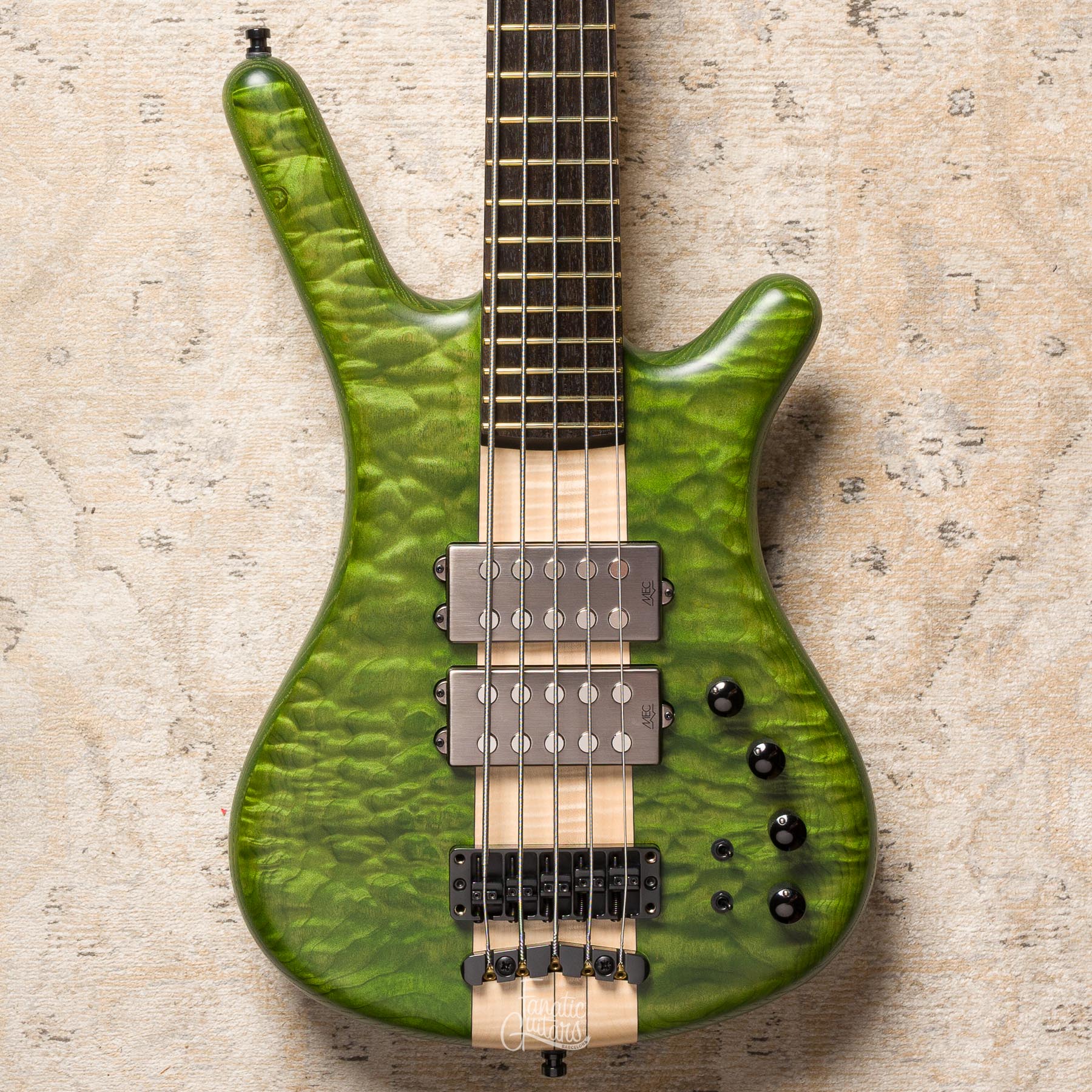 Warwick Masterbuilt Corvette $$ NT 5 - Emeraude Green Transparent Satin #164199-25