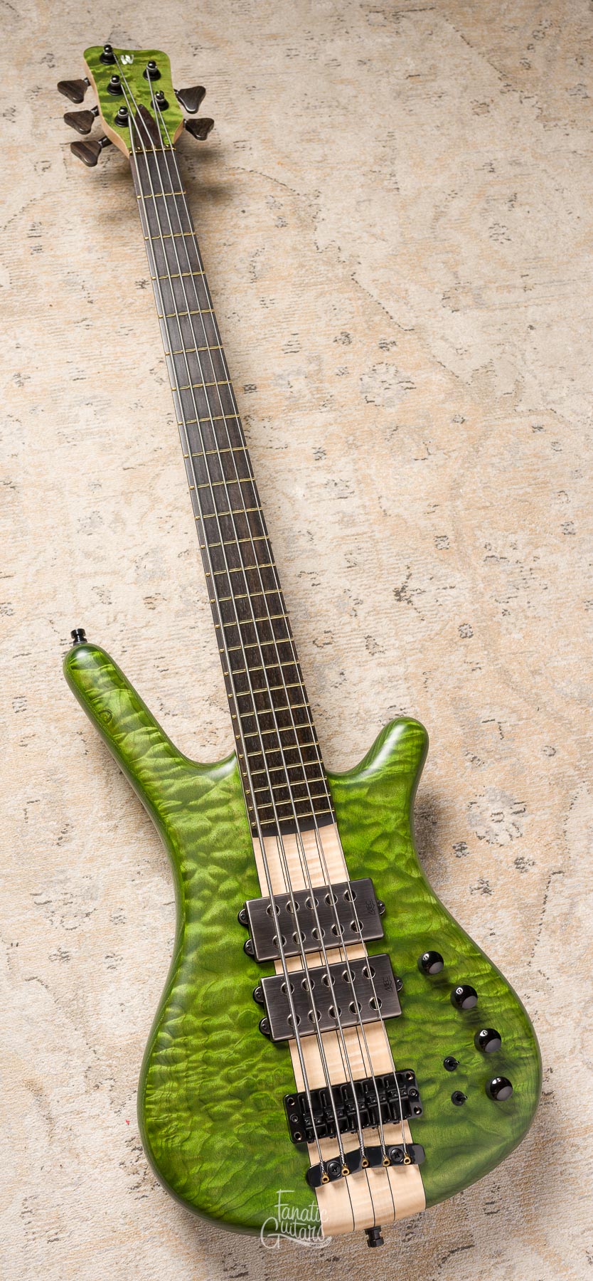 Warwick Masterbuilt Corvette $$ NT 5 - Emeraude Green Transparent Satin #164199-25