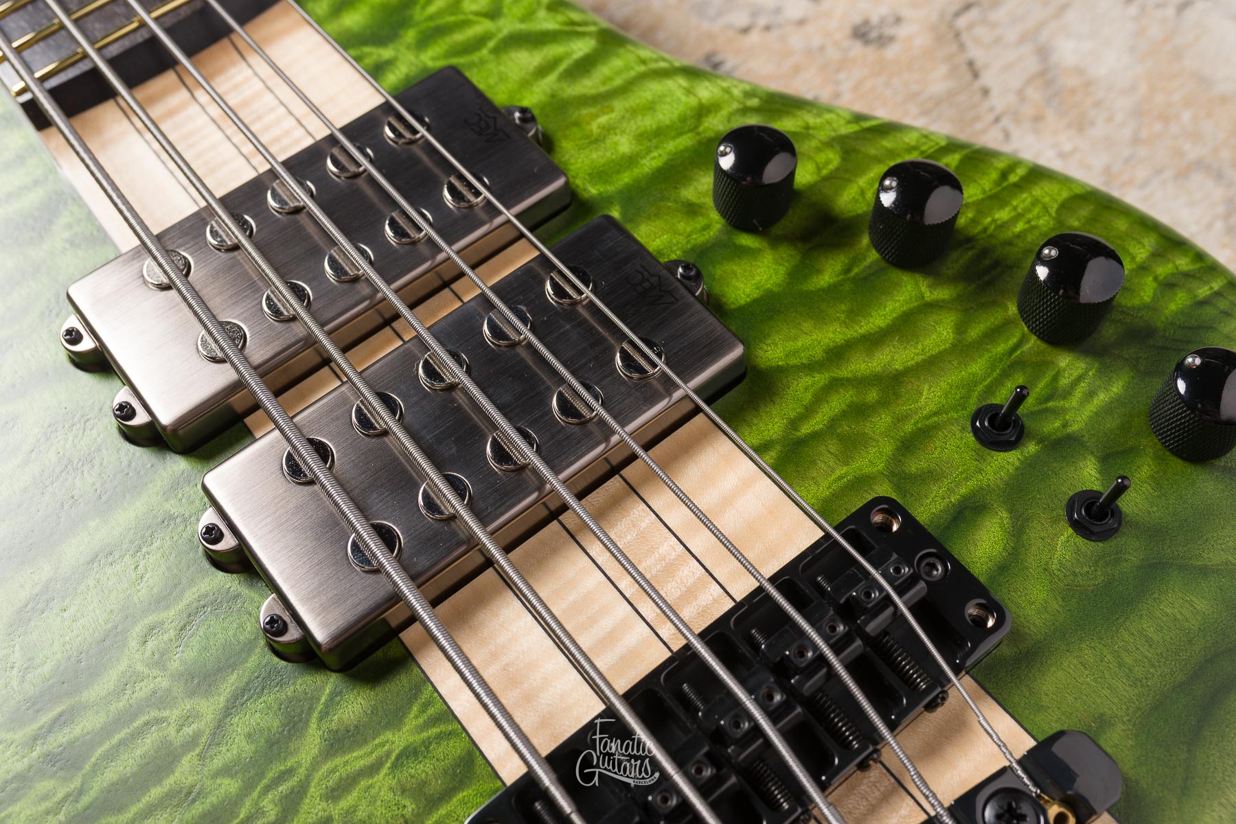 Warwick Masterbuilt Corvette $$ NT 5 - Emeraude Green Transparent Satin #164199-25