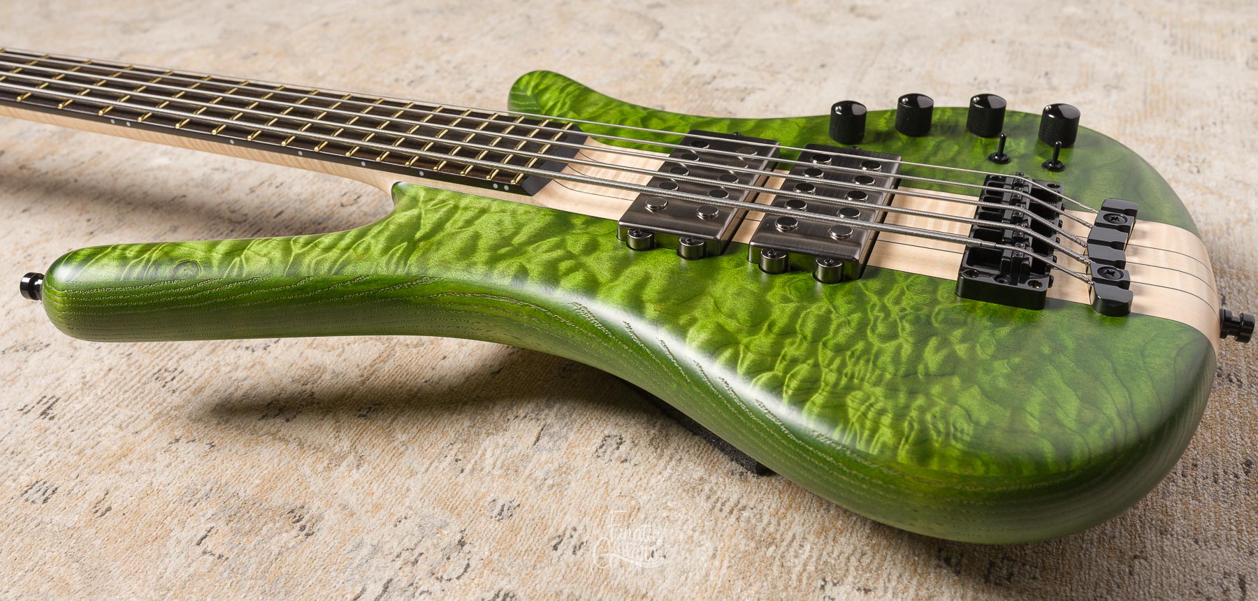 Warwick Masterbuilt Corvette $$ NT 5 - Emeraude Green Transparent Satin #164199-25