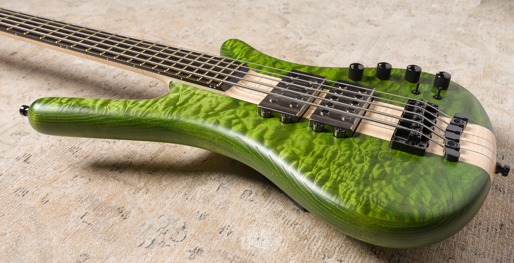 Warwick Masterbuilt Corvette $$ NT 5 - Emeraude Green Transparent Satin #164199-25
