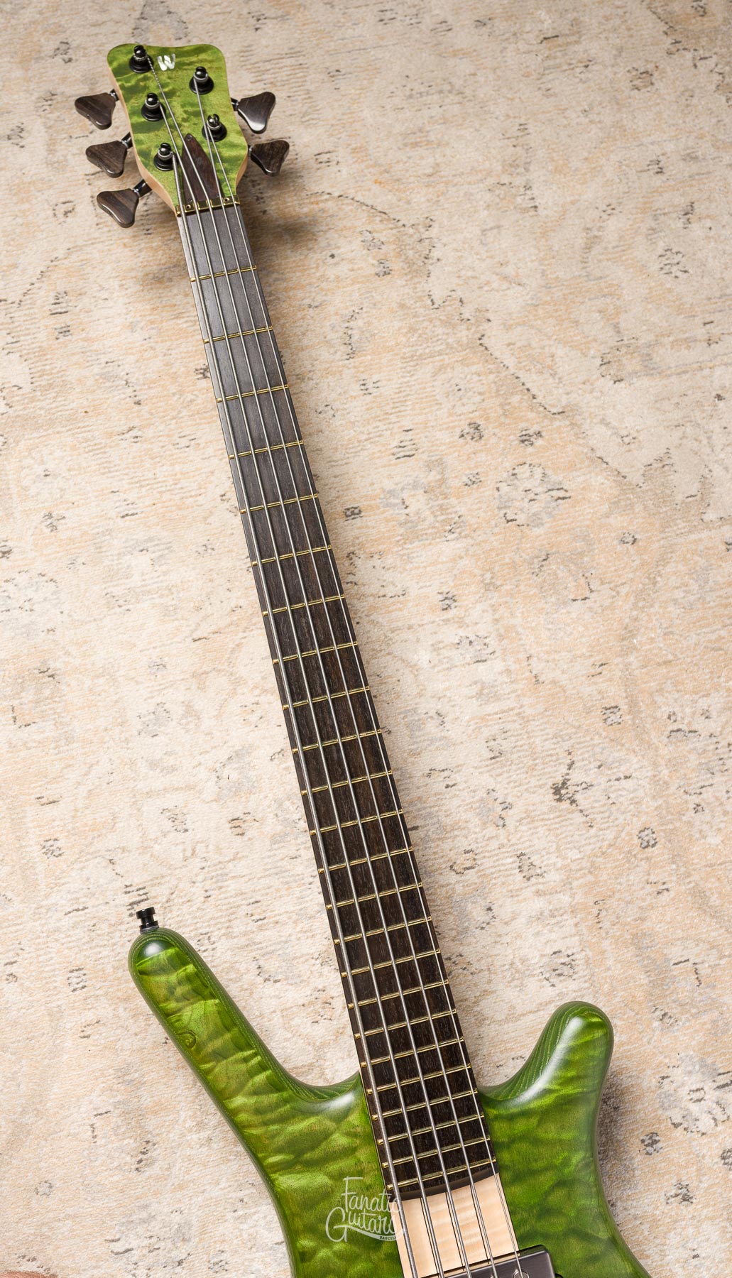 Warwick Masterbuilt Corvette $$ NT 5 - Emeraude Green Transparent Satin #164199-25