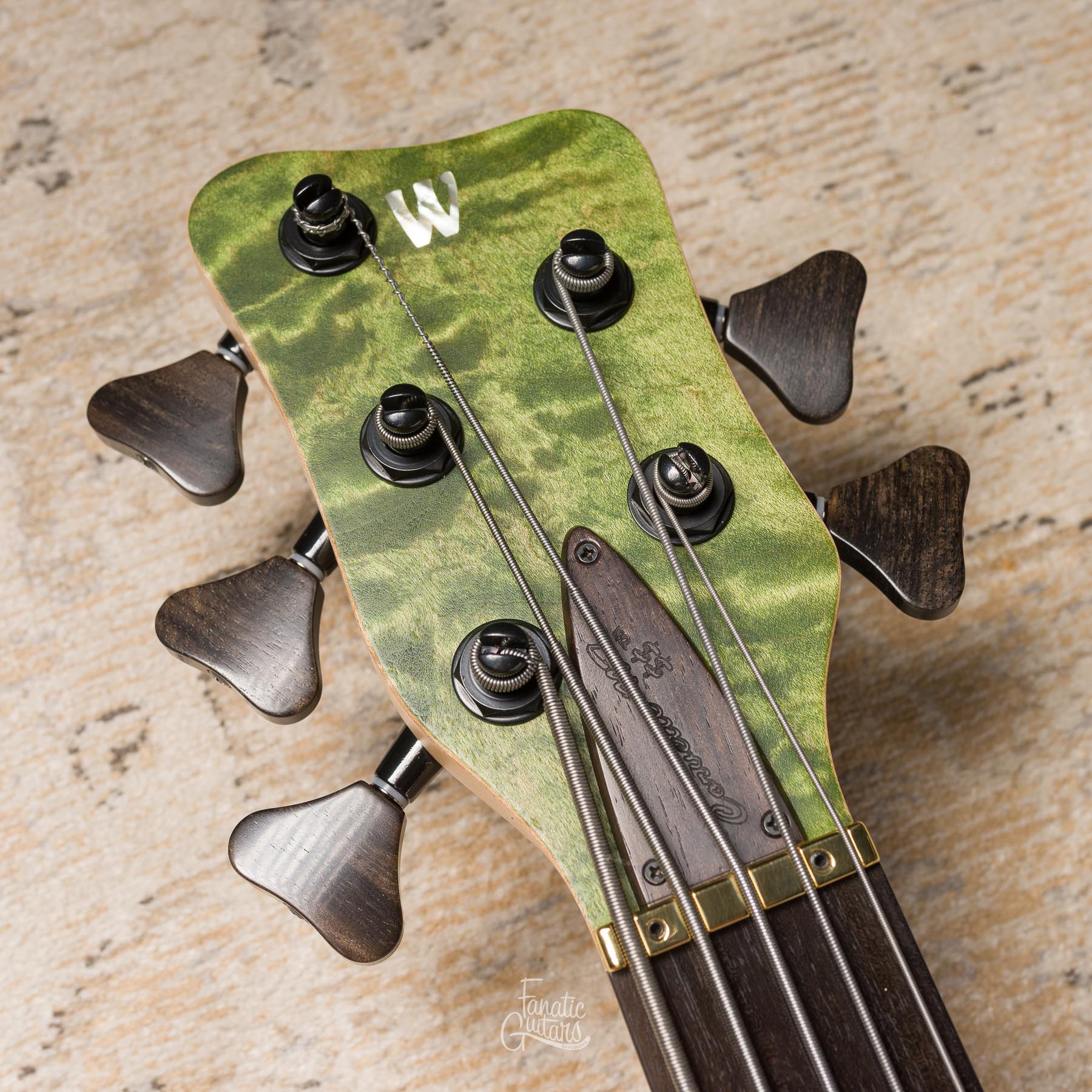Warwick Masterbuilt Corvette $$ NT 5 - Emeraude Green Transparent Satin #164199-25
