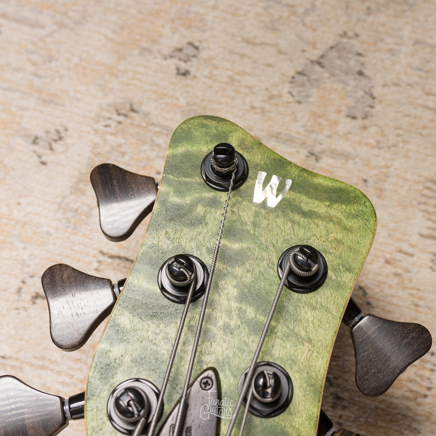 Warwick Masterbuilt Corvette $$ NT 5 - Emeraude Green Transparent Satin #164199-25