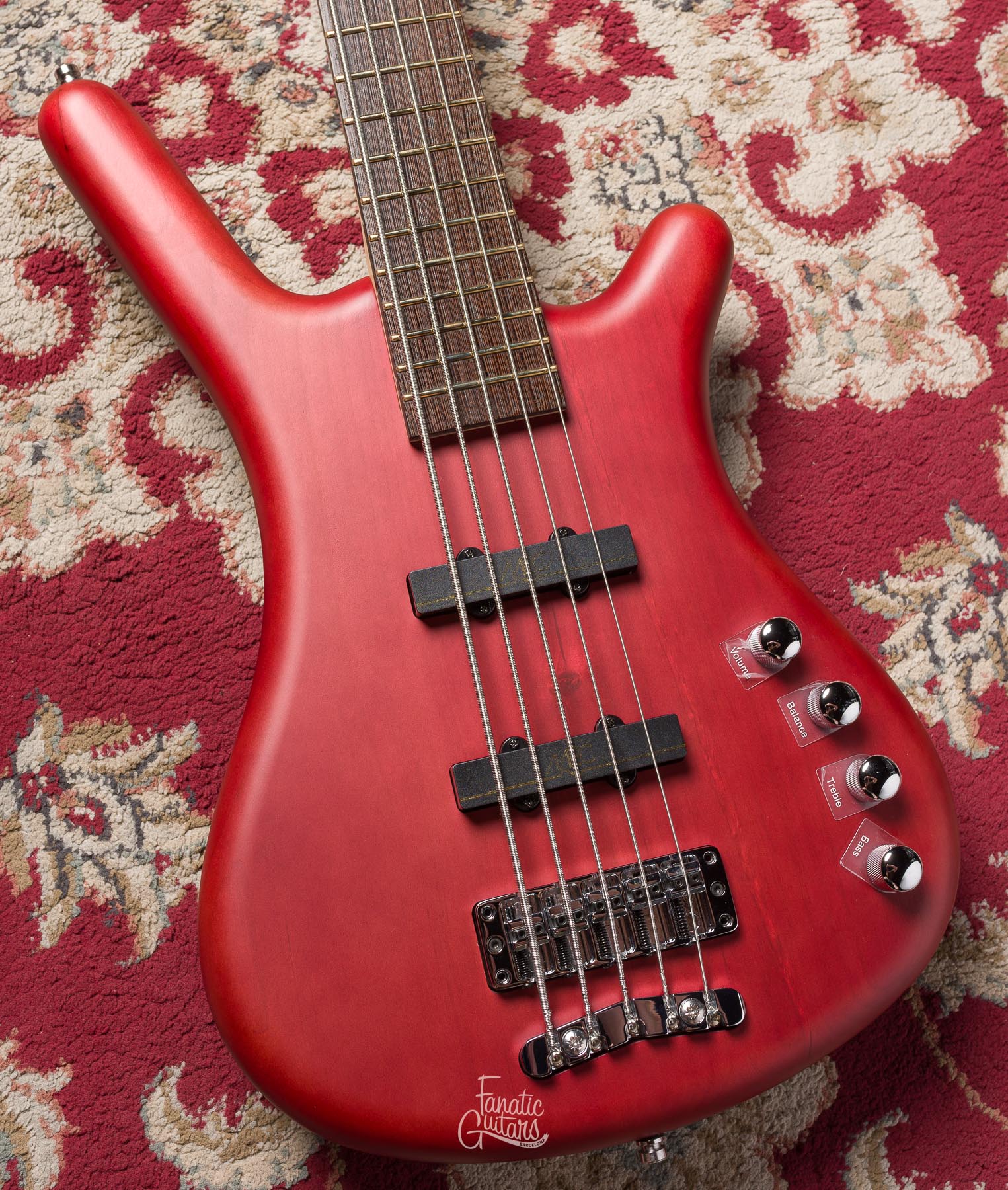 Warwick RockBass Corvette Basic 5 - Burgundy Red #000305-24 Segunda Mano