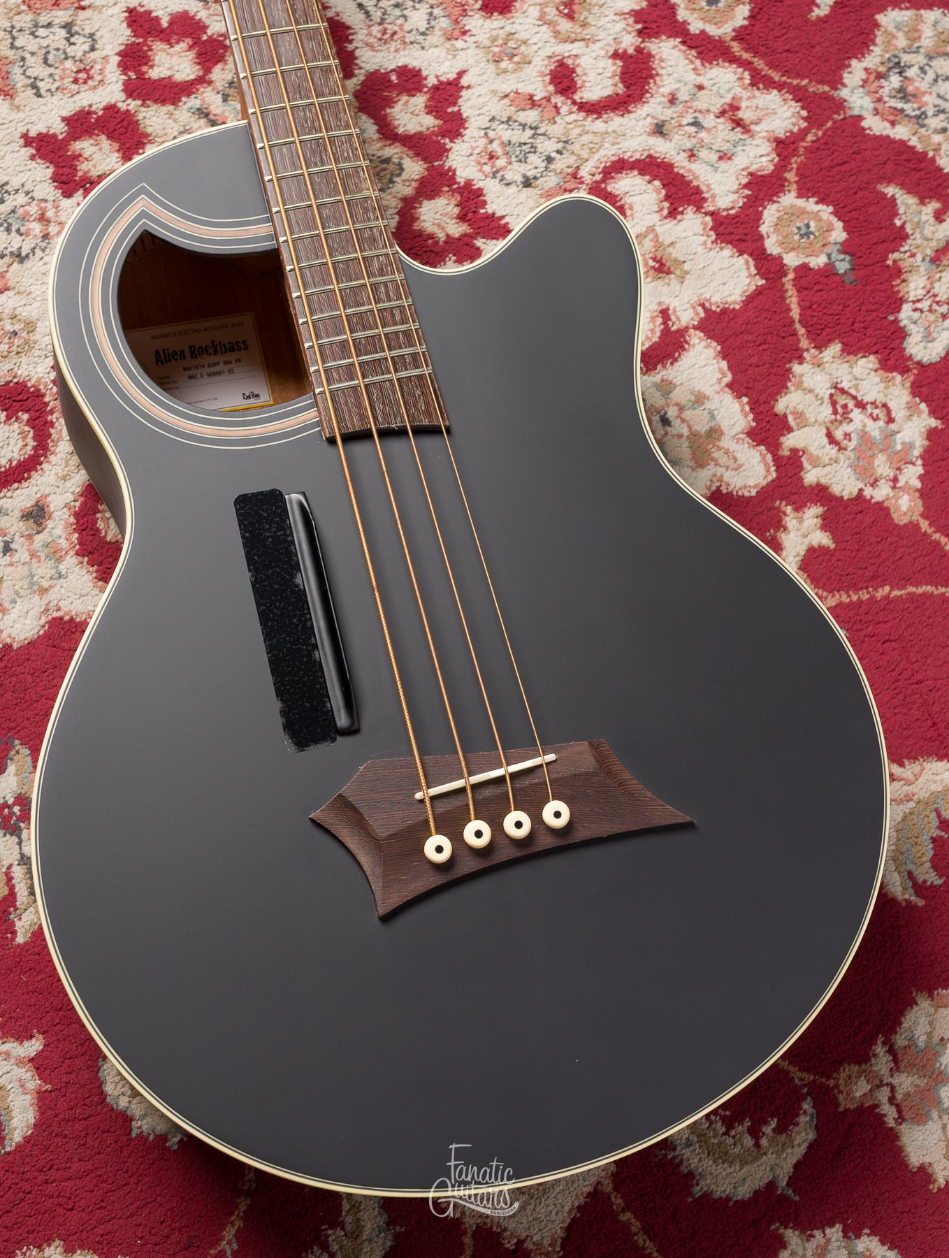 Warwick RockBass Alien Standard 4 - Solid Black Satin #009891-22 Segunda Mano