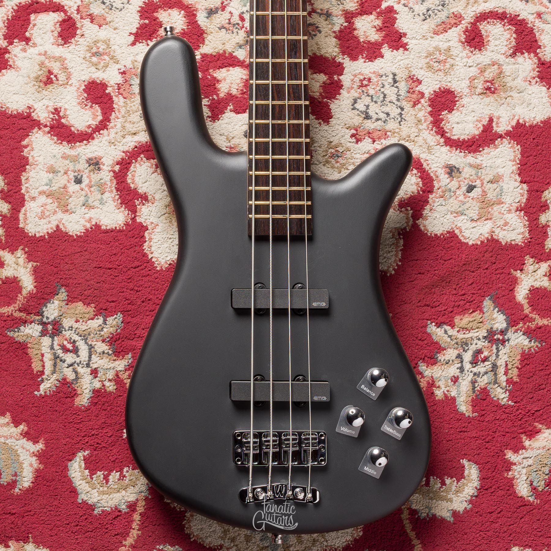 Warwick RockBass Artist Line Robert Trujillo, 4 - Solid Black Satin #001587-24 Segunda Mano