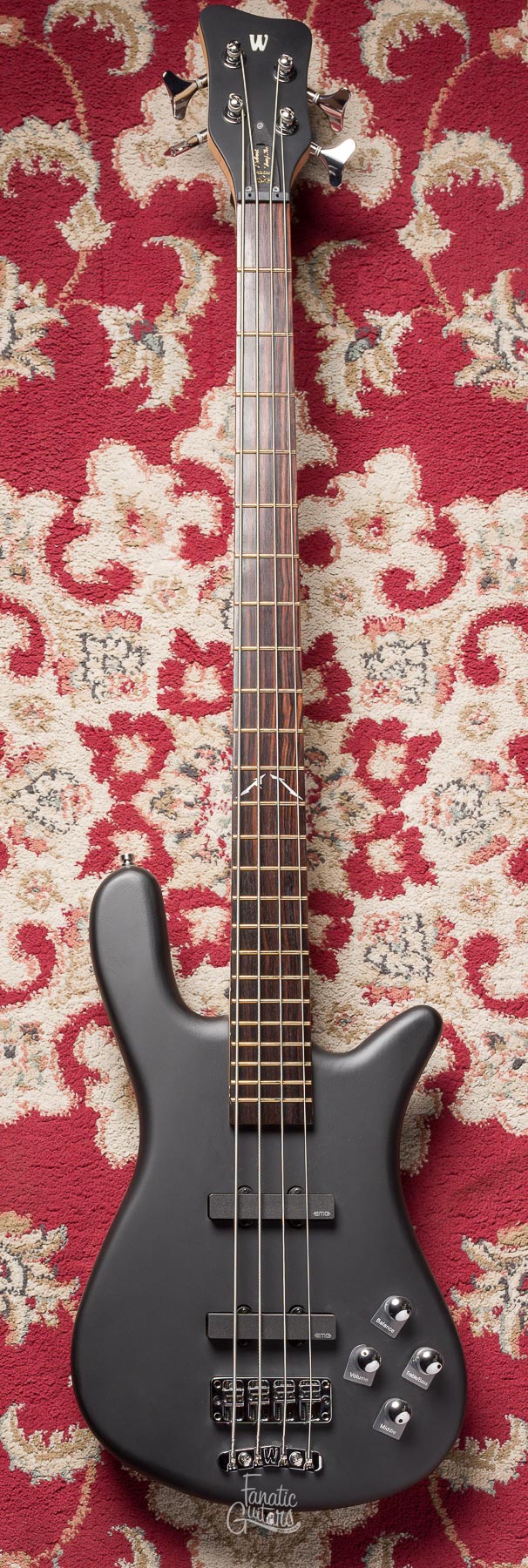 Warwick RockBass Artist Line Robert Trujillo, 4 - Solid Black Satin #001587-24 Segunda Mano