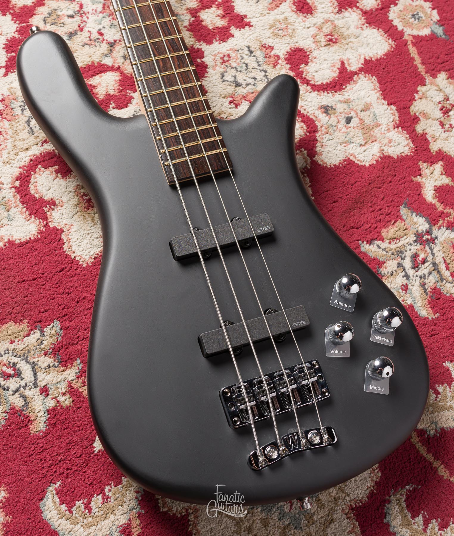 Warwick RockBass Artist Line Robert Trujillo, 4 - Solid Black Satin #001587-24 Segunda Mano