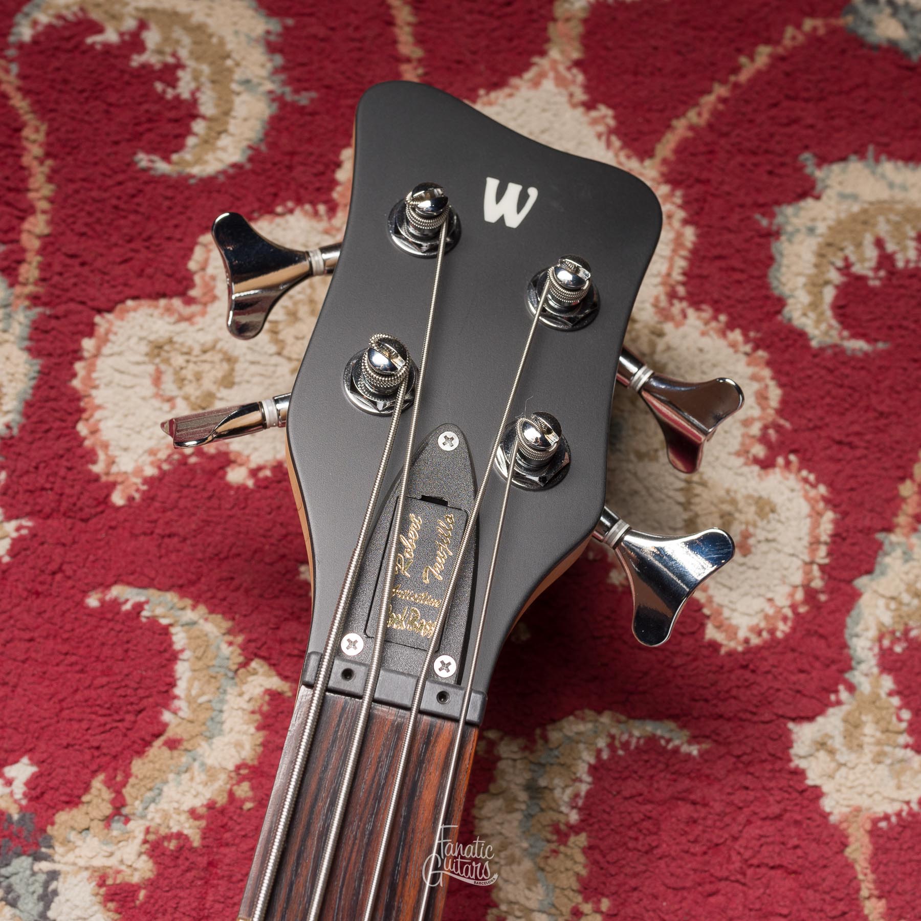 Warwick RockBass Artist Line Robert Trujillo, 4 - Solid Black Satin #001587-24 Segunda Mano