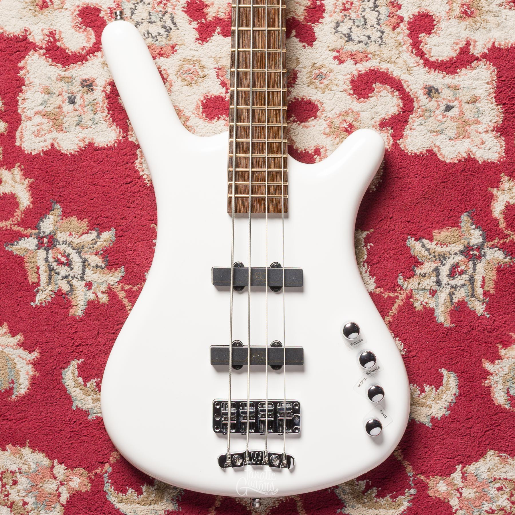 Warwick RockBass Corvette Basic, 4 - Solid White High Polish #001106-24 Second Hand