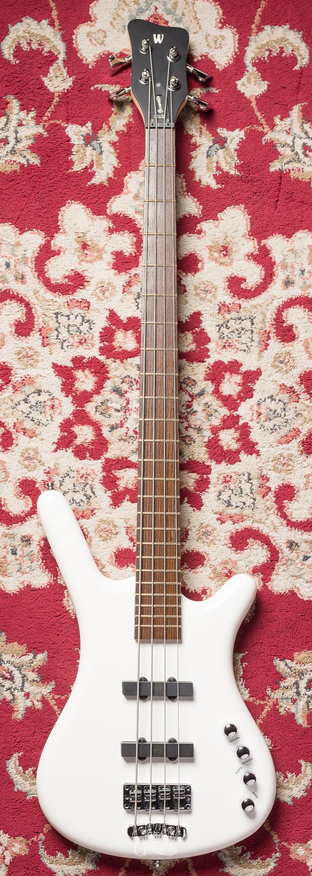 Warwick RockBass Corvette Basic, 4 - Solid White High Polish #001106-24 Segunda Mano