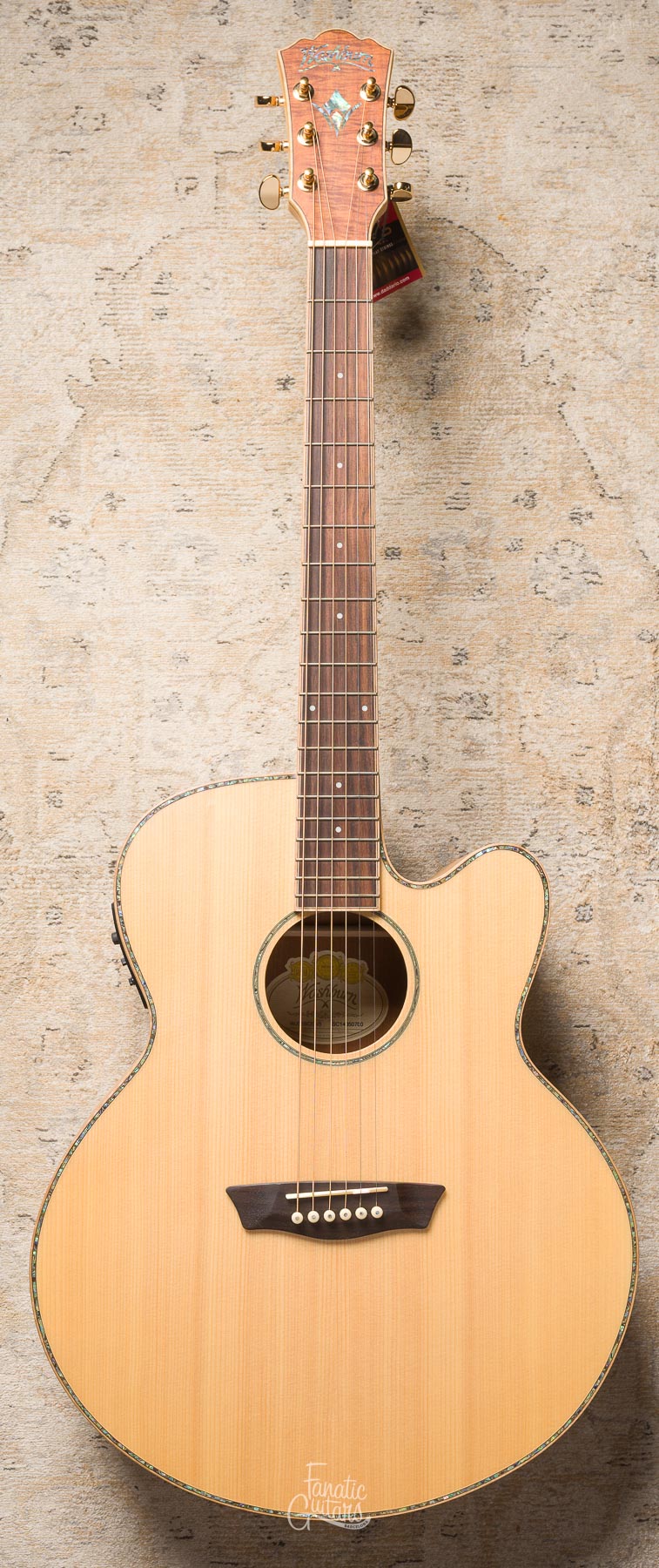 Washburn WJ55SCENS Willie K. Signature Guitarra Electroacústica