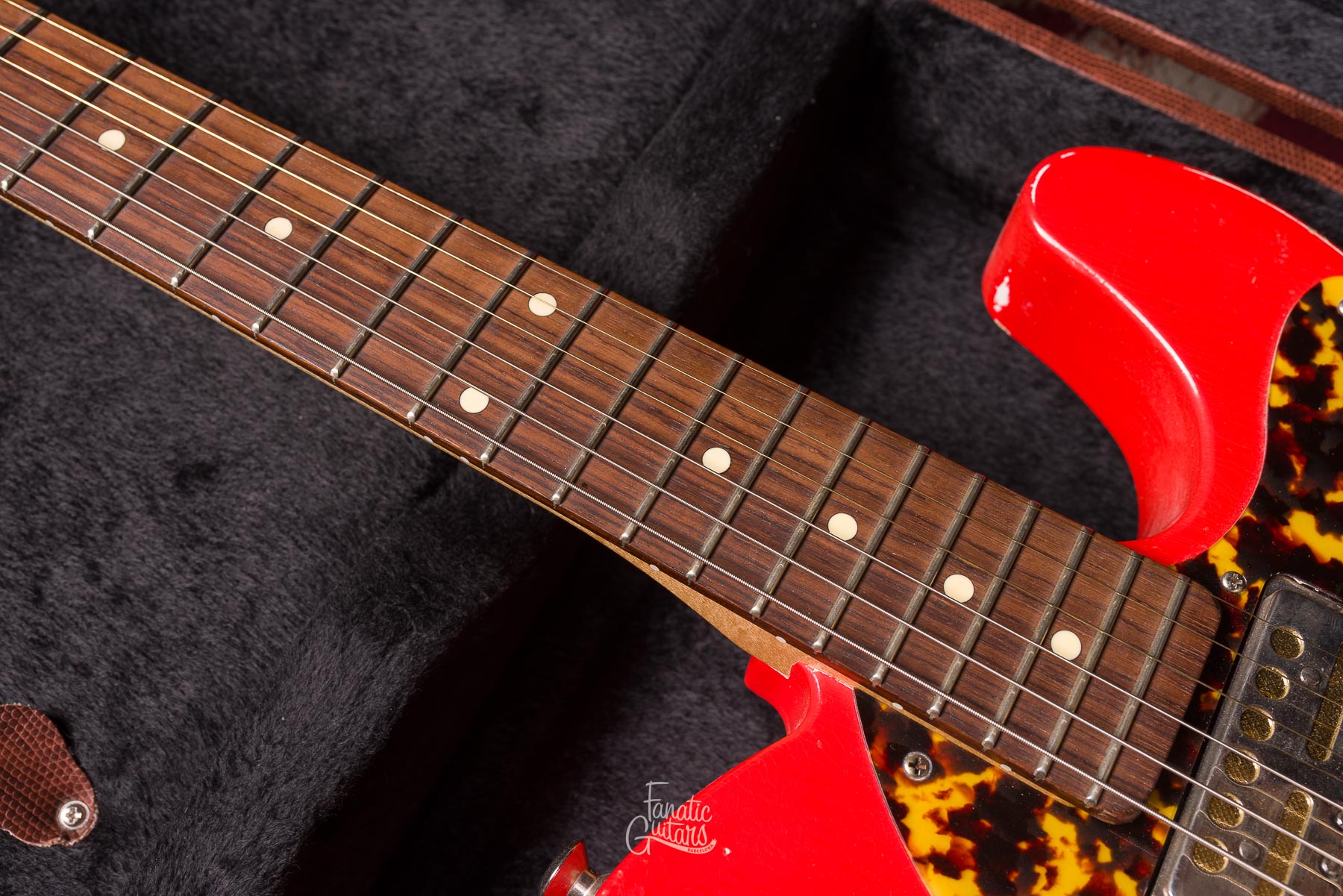 Waterslide Coodercaster T-Style Multibender - Fiesta Red #3162022 Segunda Mano