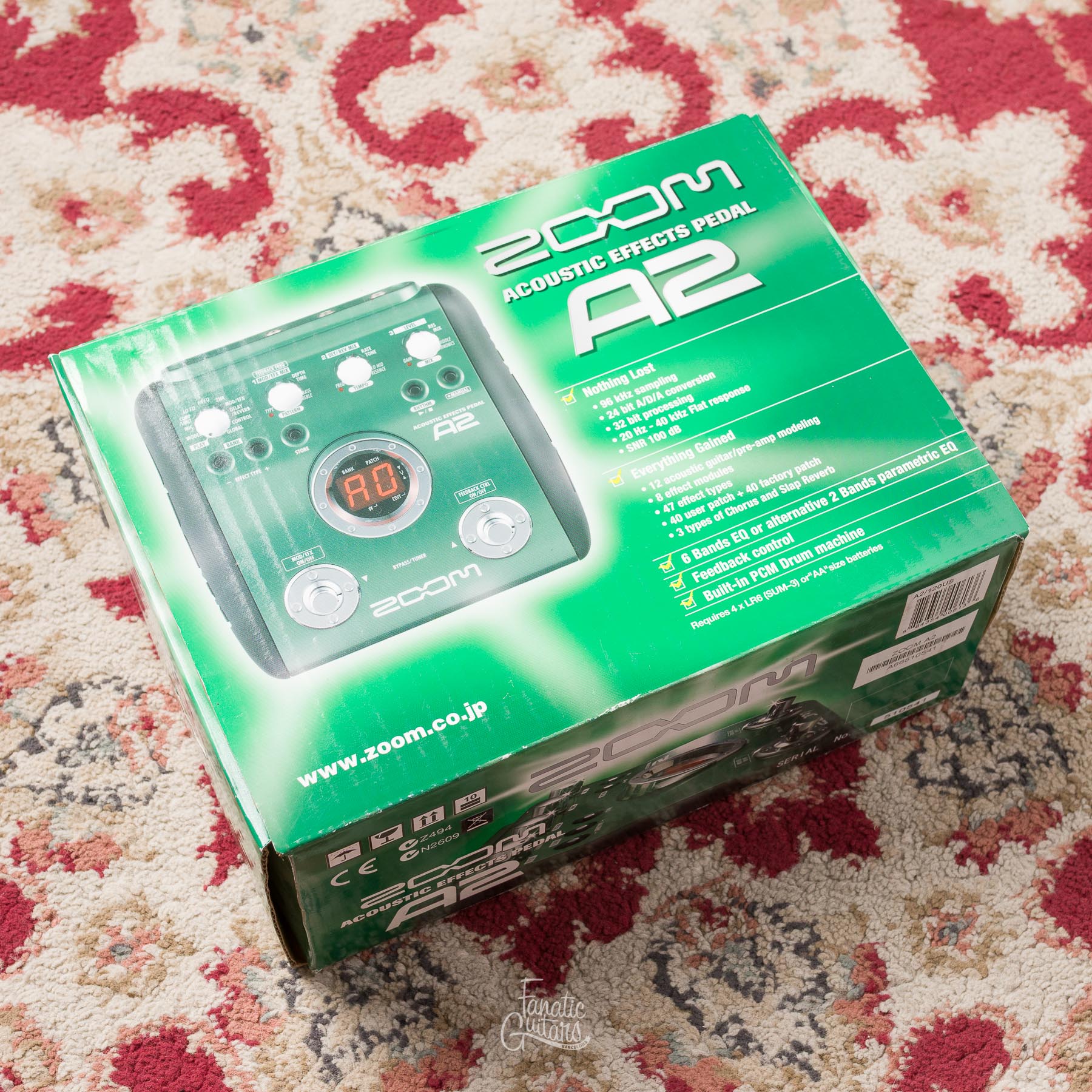 Zoom A2 Acoustic Effects Pedal Segunda Mano