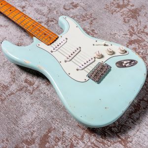 Rittenhouse Strat Seafoam Green Maple Neck