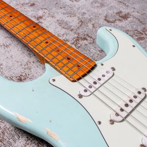 Rittenhouse Strat Seafoam Green Maple Neck