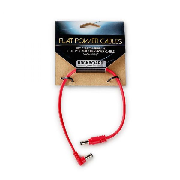 RockBoard Flat Polarity Reverser Cable 30 cm, Angled / Straight