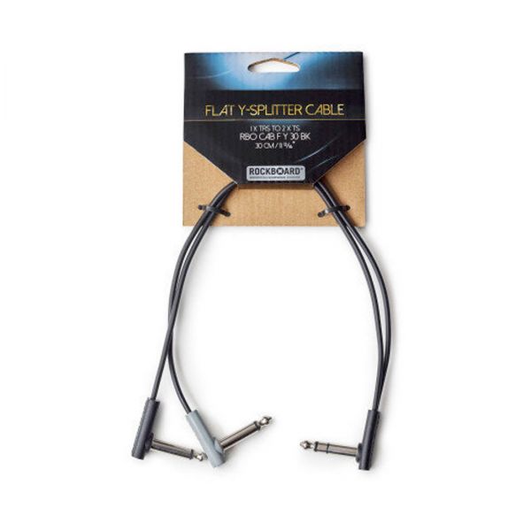 RockBoard Flat Patch Y Splitter Cable, 30 cm Fanatic Guitars