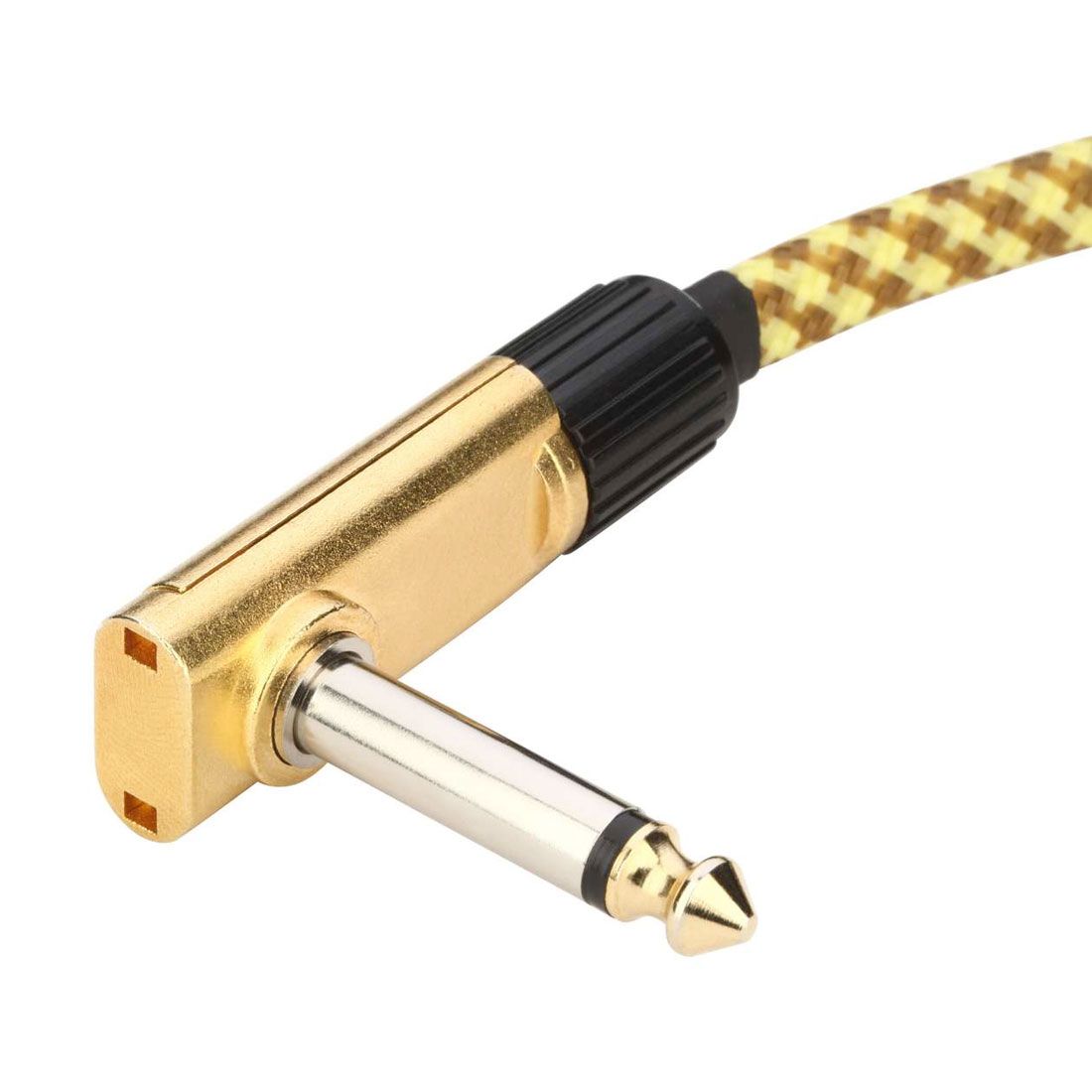 RockBoard Cable de Patch Flat Vintage Tweed 10 cm Fanatic Guitars