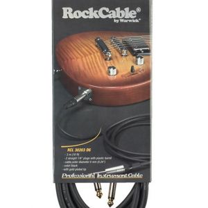 RockCable Instrument Cable – Recto, 3 metros